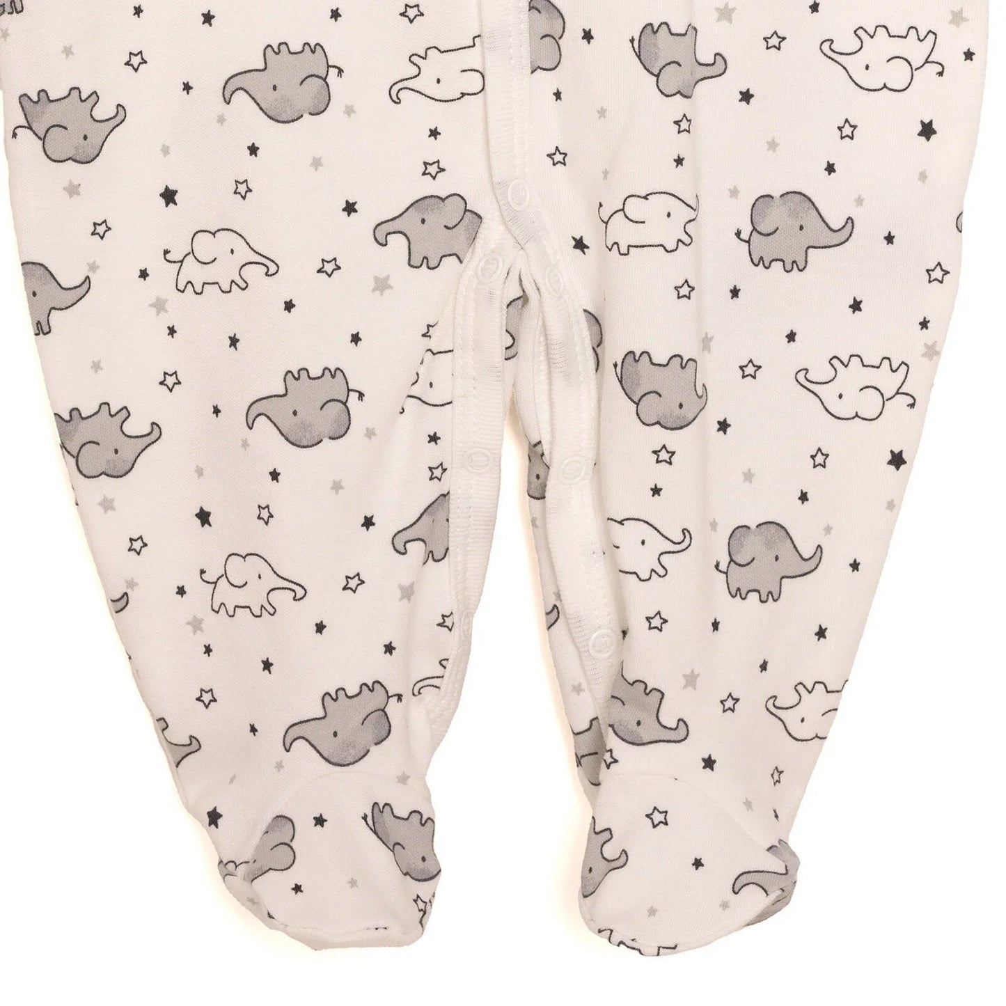 HelloBaby Newborn Unisex Baby Footed Jumpsuit - Body - Hat - Ecru - mezetto ebebek ebebek