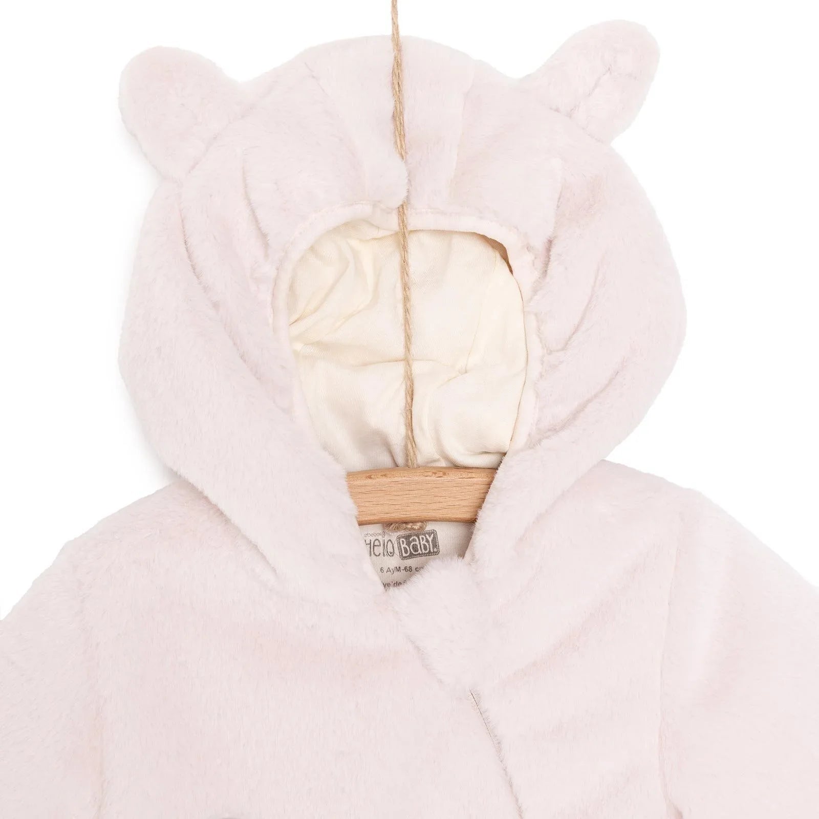 HelloBaby Newborn Unisex Baby Jumpsuit - Beige - mezetto ebebek ebebek