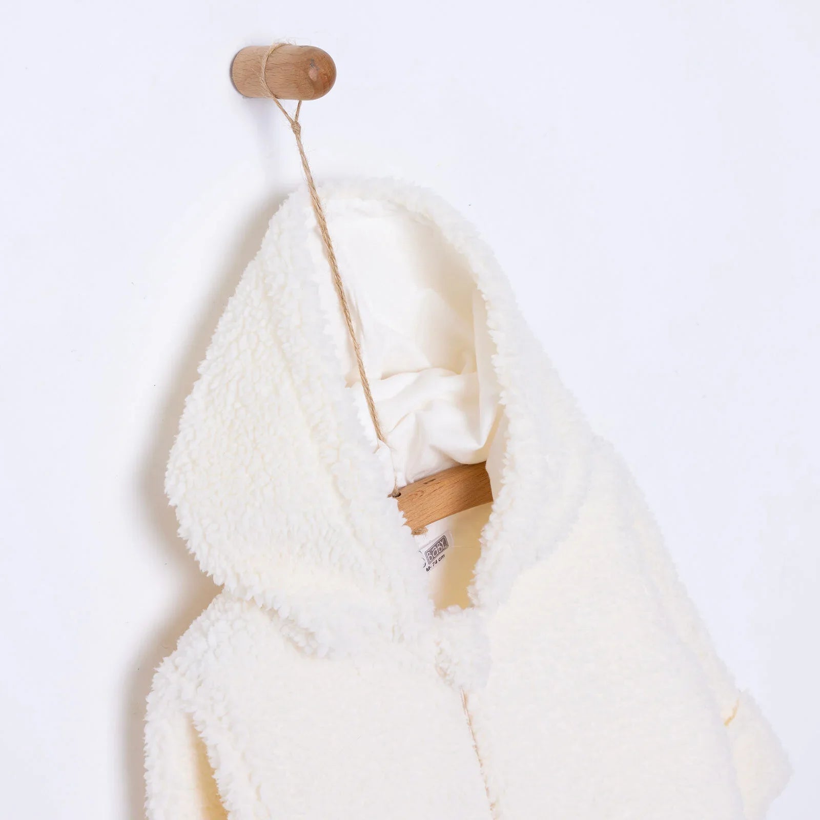 HelloBaby Newborn Unisex Baby Jumpsuit - Ecru - mezetto ebebek ebebek