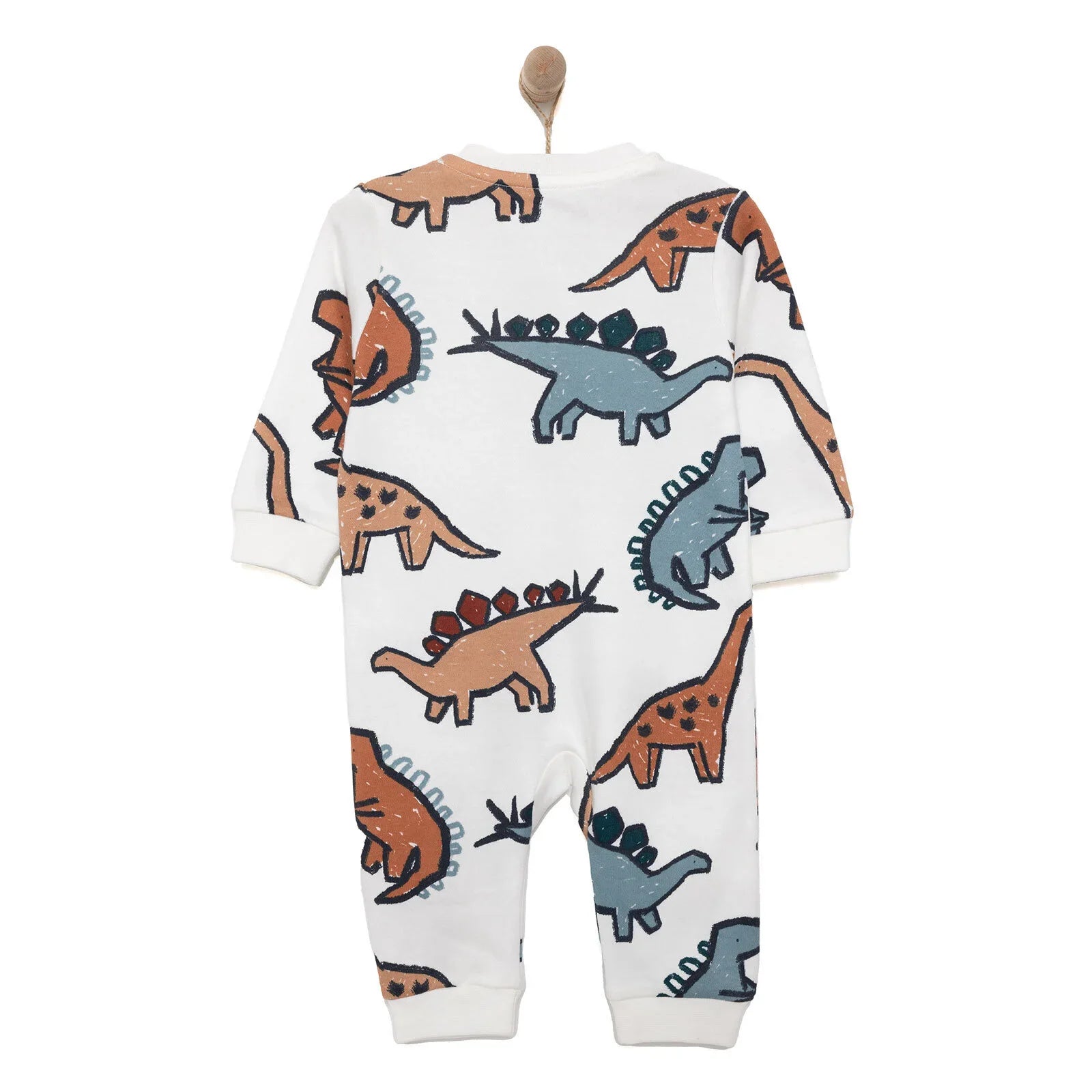 HelloBaby Newborn Unisex Jumpsuit - Ecru - mezetto ebebek ebebek