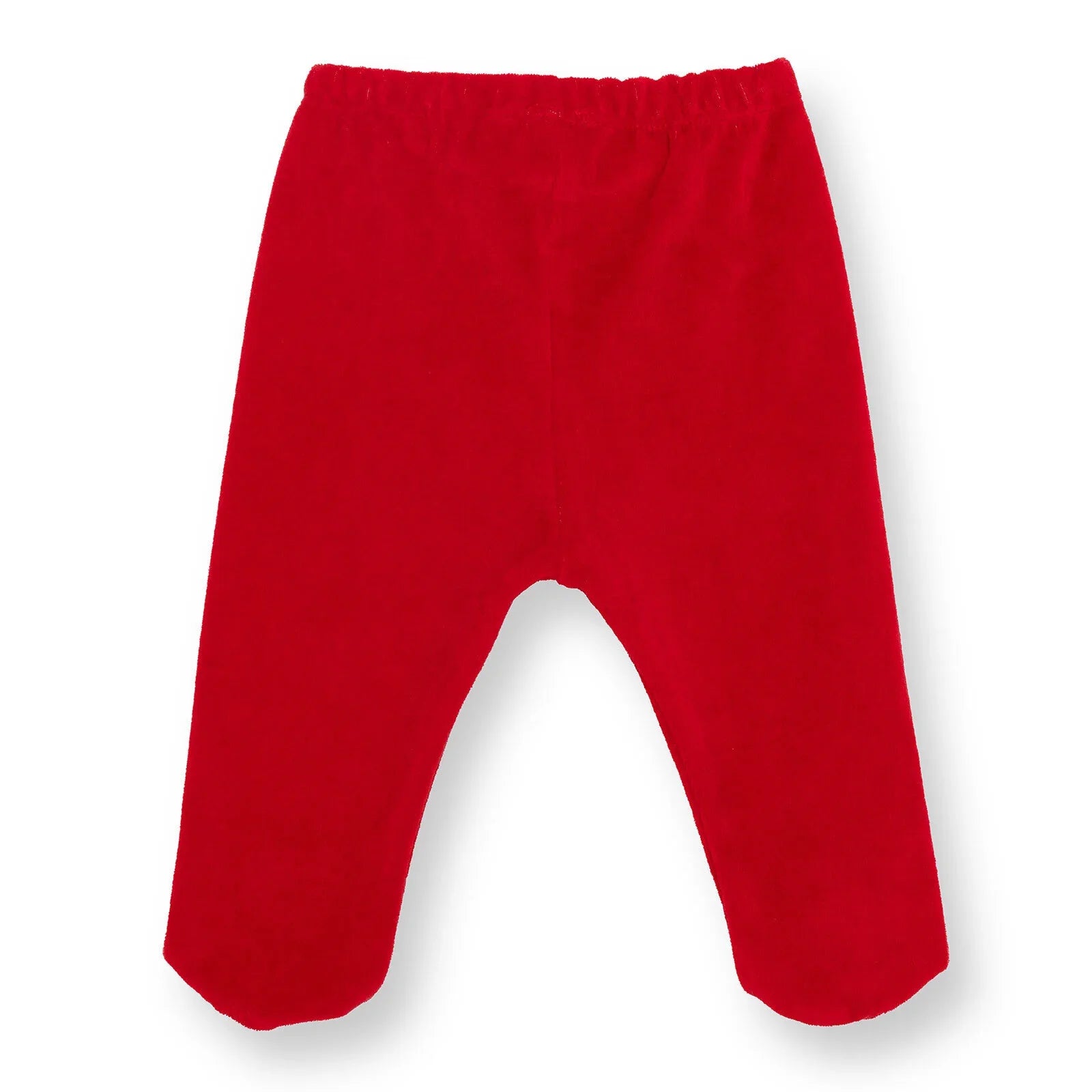 HelloBaby Newborn Velvet Footed Bottom - Red - mezetto ebebek ebebek