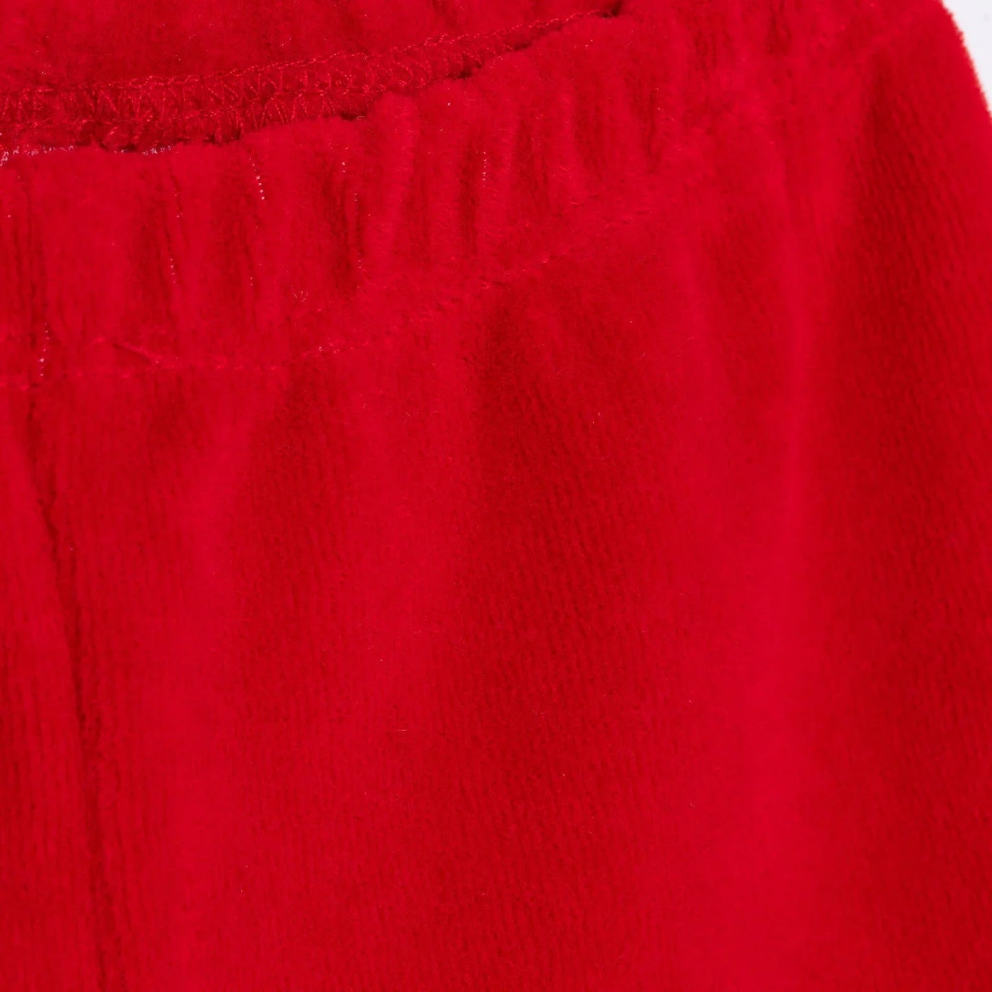 HelloBaby Newborn Velvet Footed Bottom - Red - mezetto ebebek ebebek