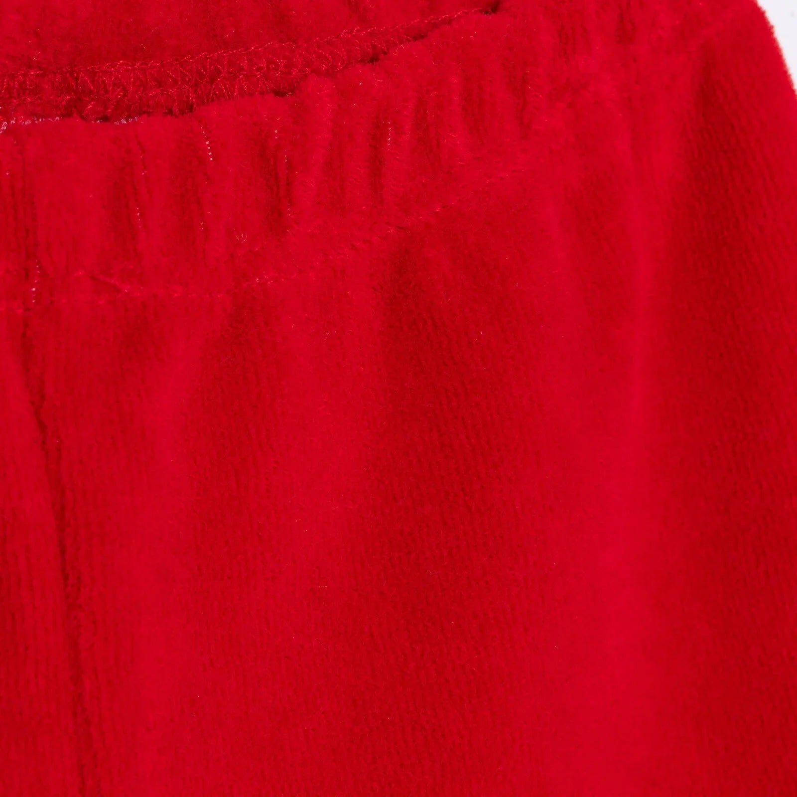 HelloBaby Newborn Velvet Footed Bottom - Red - mezetto ebebek ebebek