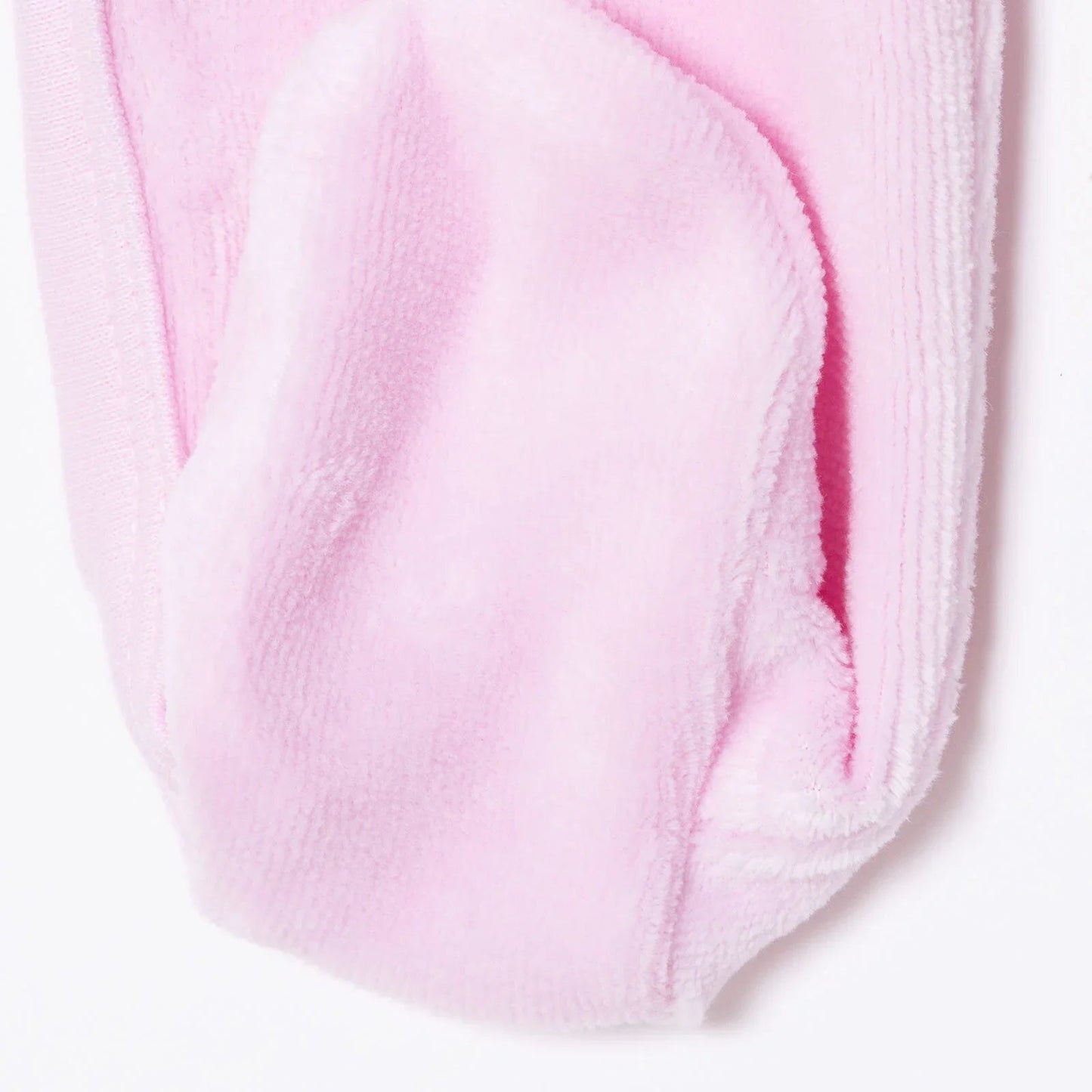 HelloBaby Newborn Velvet Footed Jumpsuit - Pink - mezetto ebebek ebebek
