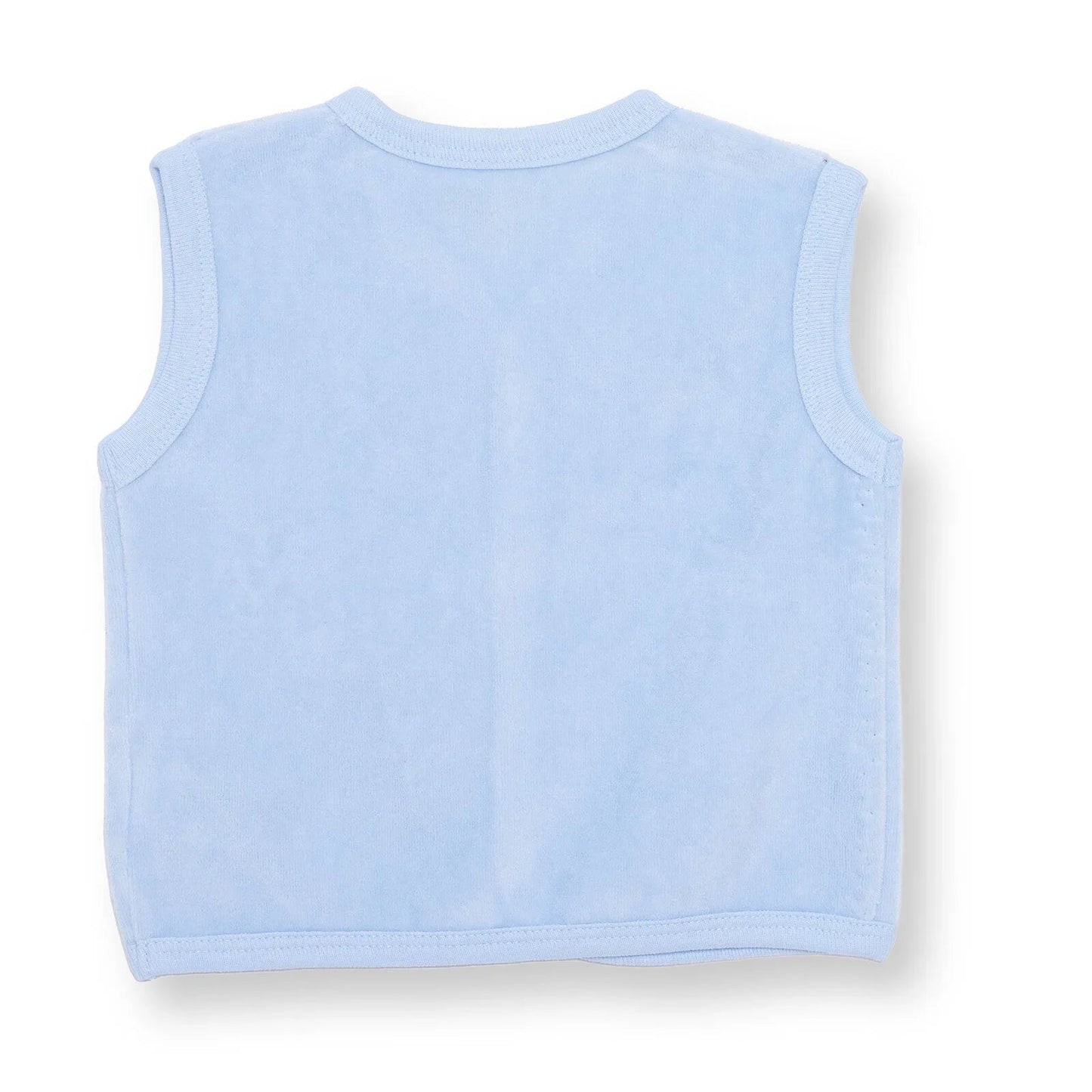 HelloBaby Newborn Vest - Light Blue - mezetto ebebek ebebek