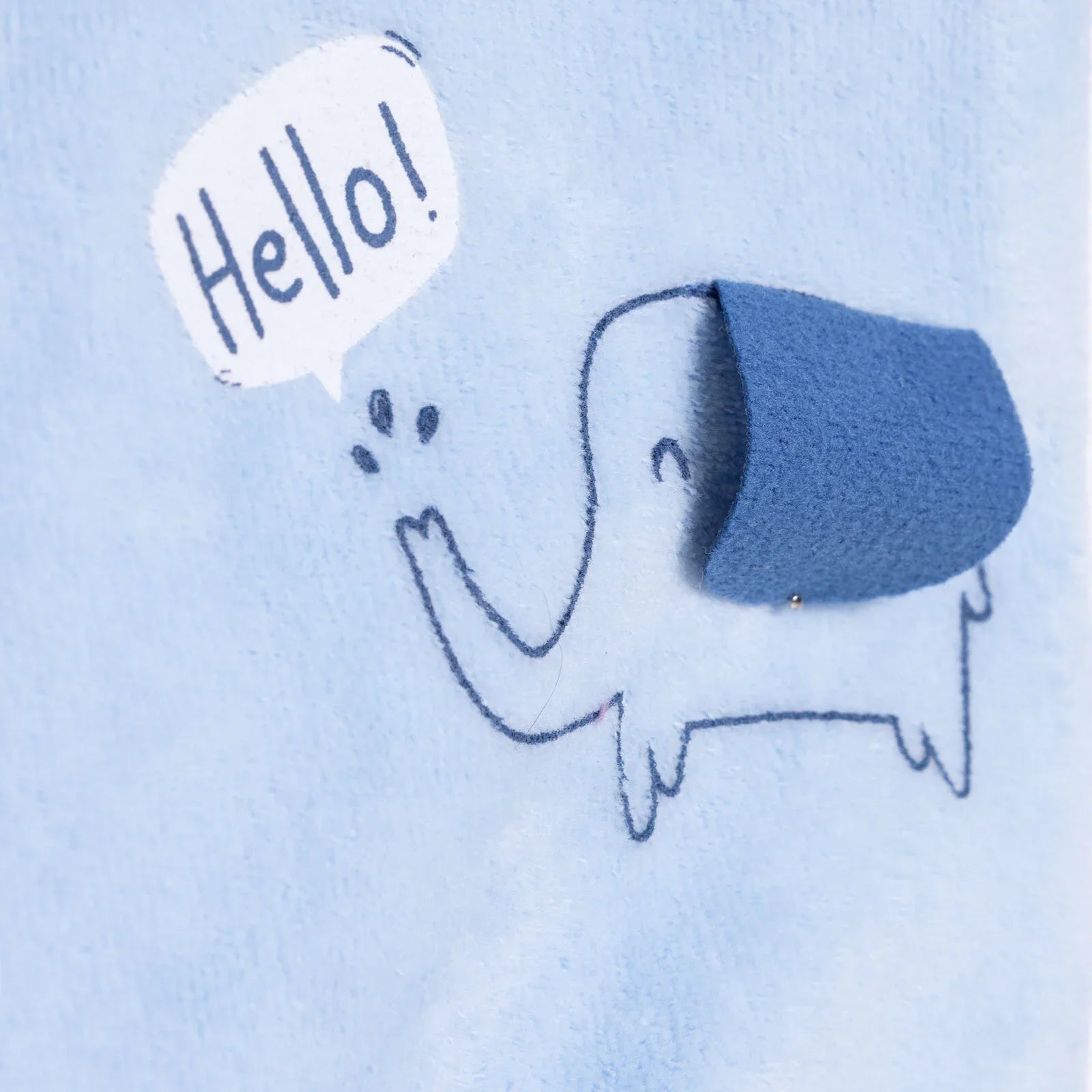 HelloBaby Newborn Vest - Light Blue - mezetto ebebek ebebek