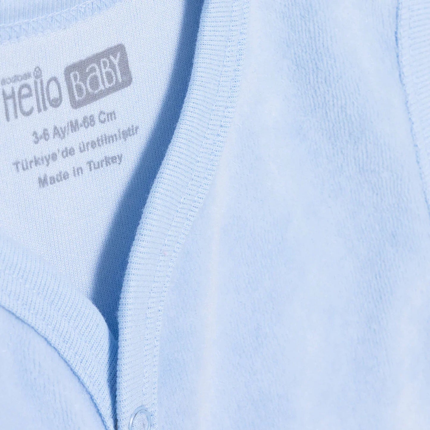 HelloBaby Newborn Vest - Light Blue - mezetto ebebek ebebek