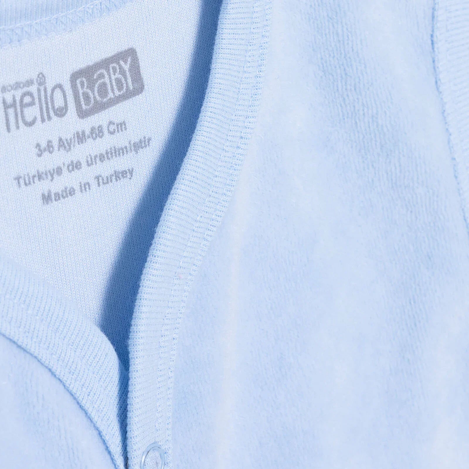 HelloBaby Newborn Vest - Light Blue - mezetto ebebek ebebek