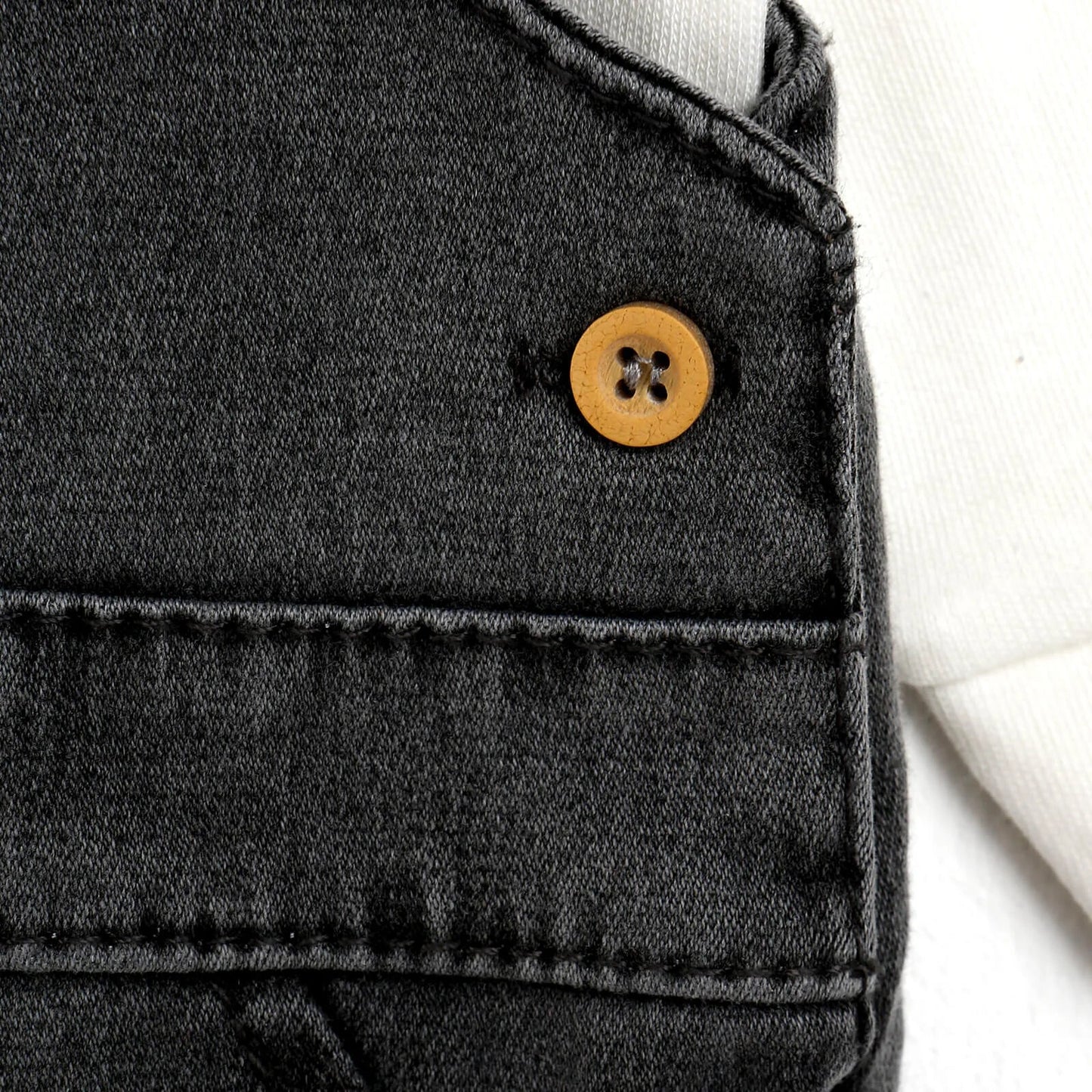HelloBaby Overall Shorts - Sweatshirt - Anthracite - mezetto ebebek ebebek