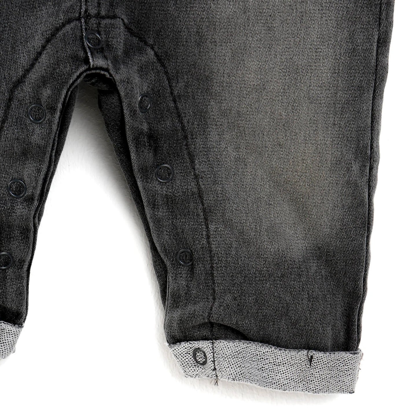 HelloBaby Overall Shorts - Sweatshirt - Anthracite - mezetto ebebek ebebek