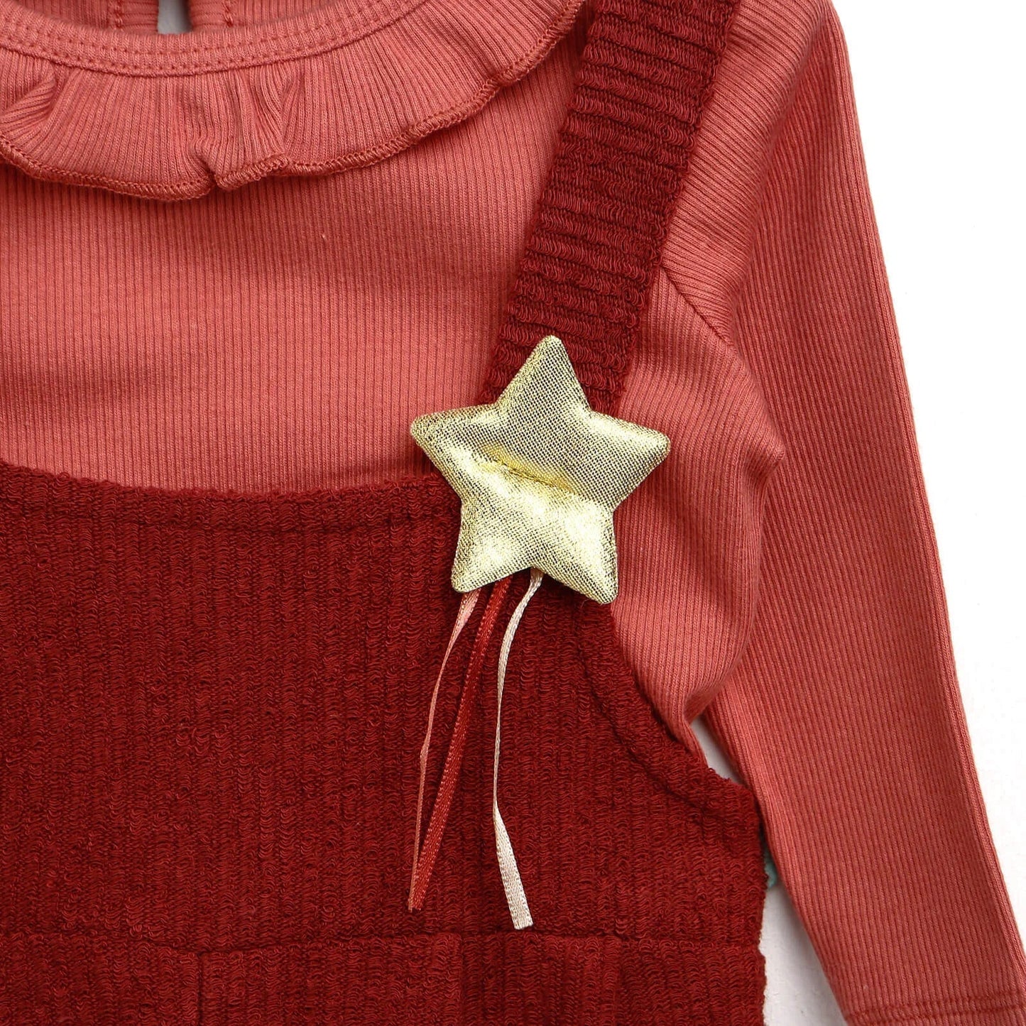 HelloBaby Overall Shorts - Sweatshirt - Pink - mezetto ebebek ebebek