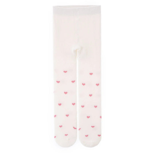 HelloBaby Pantyhose - White Printed - mezetto ebebek ebebek