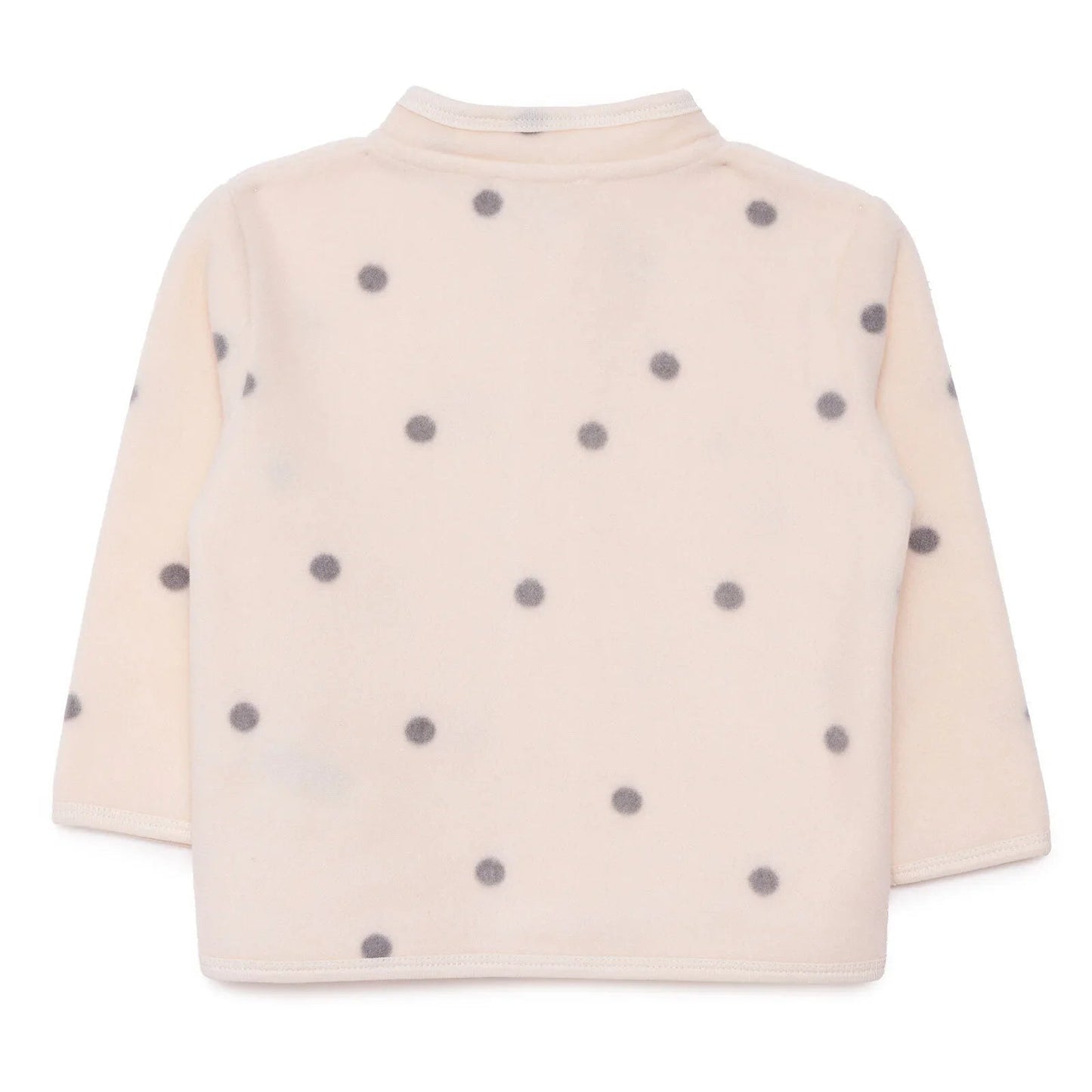 HelloBaby Polar Cardigan - Ecru Printed - mezetto ebebek ebebek