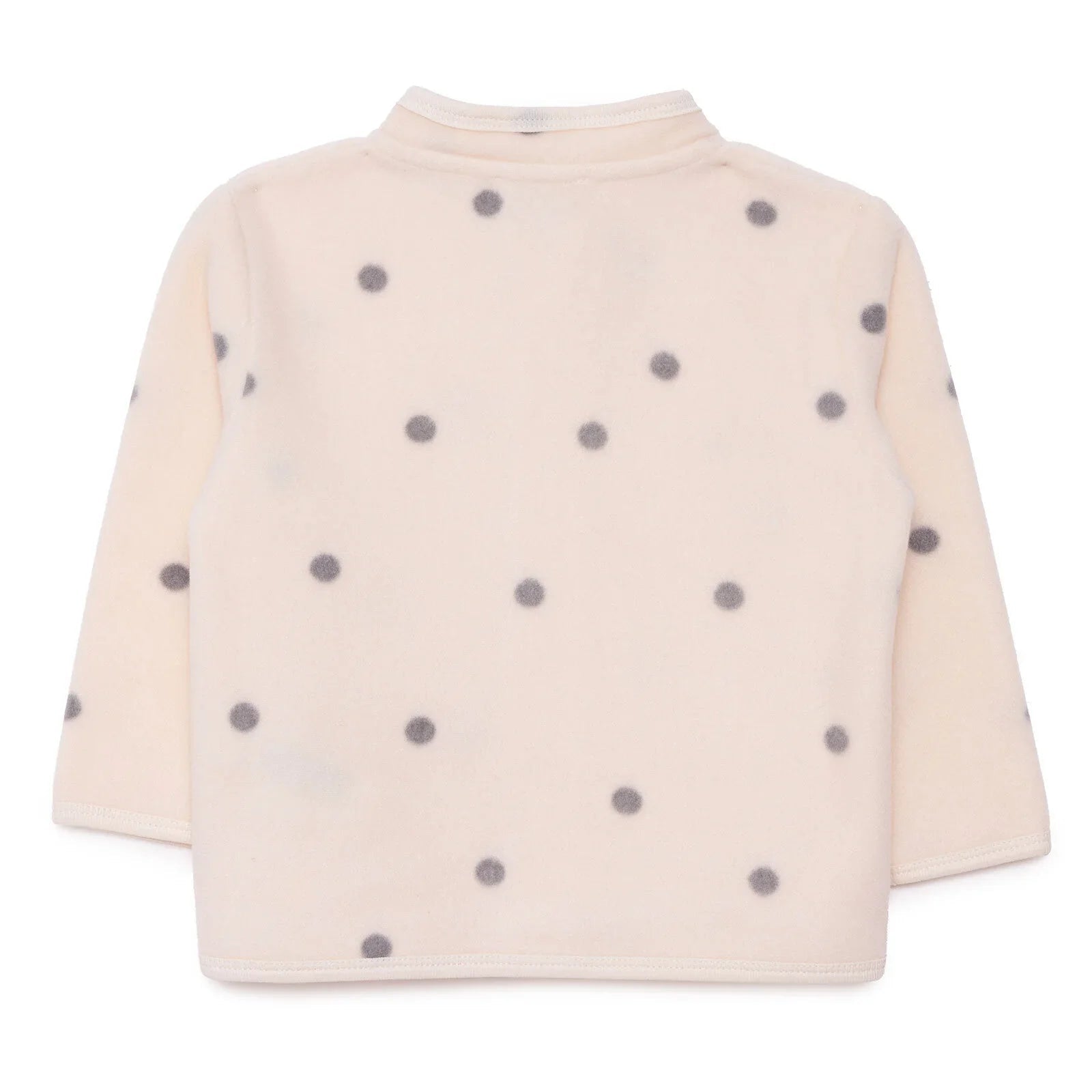 HelloBaby Polar Cardigan - Ecru Printed - mezetto ebebek ebebek