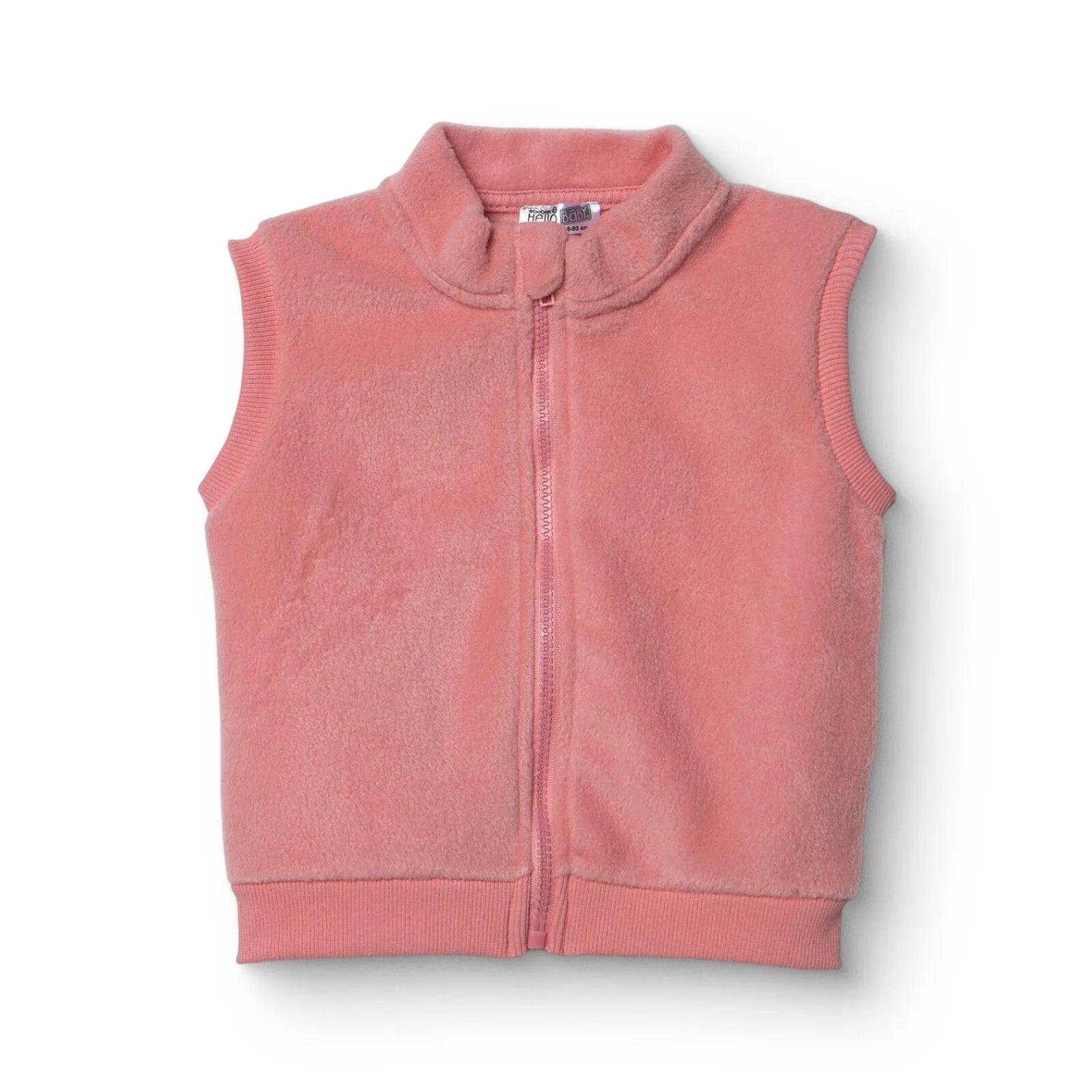 HelloBaby Polar Vest - Light Rose - mezetto ebebek ebebek