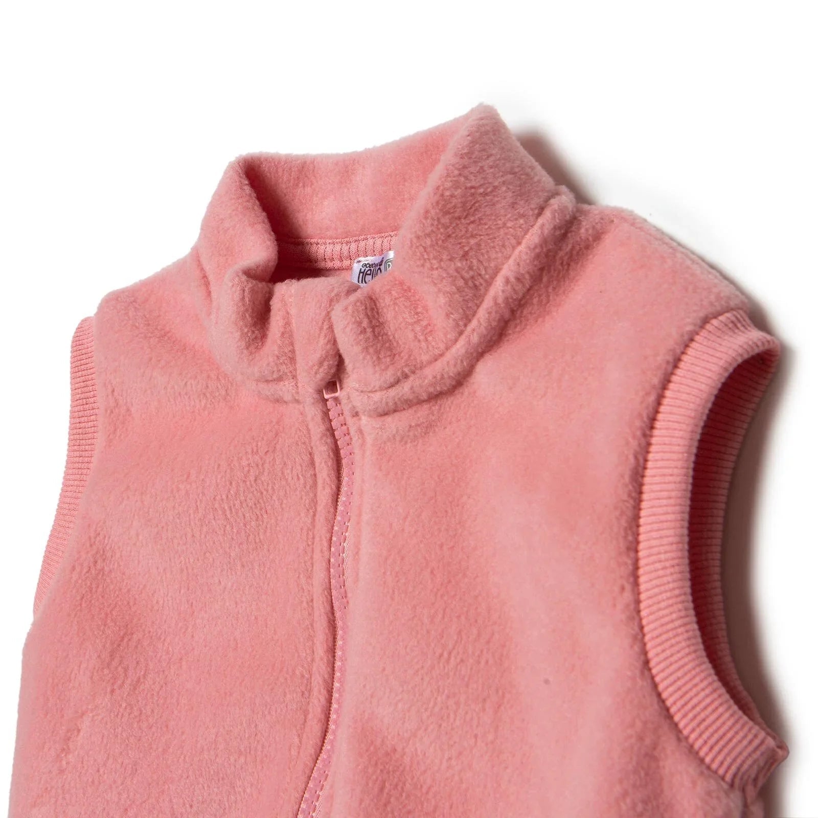 HelloBaby Polar Vest - Light Rose - mezetto ebebek ebebek