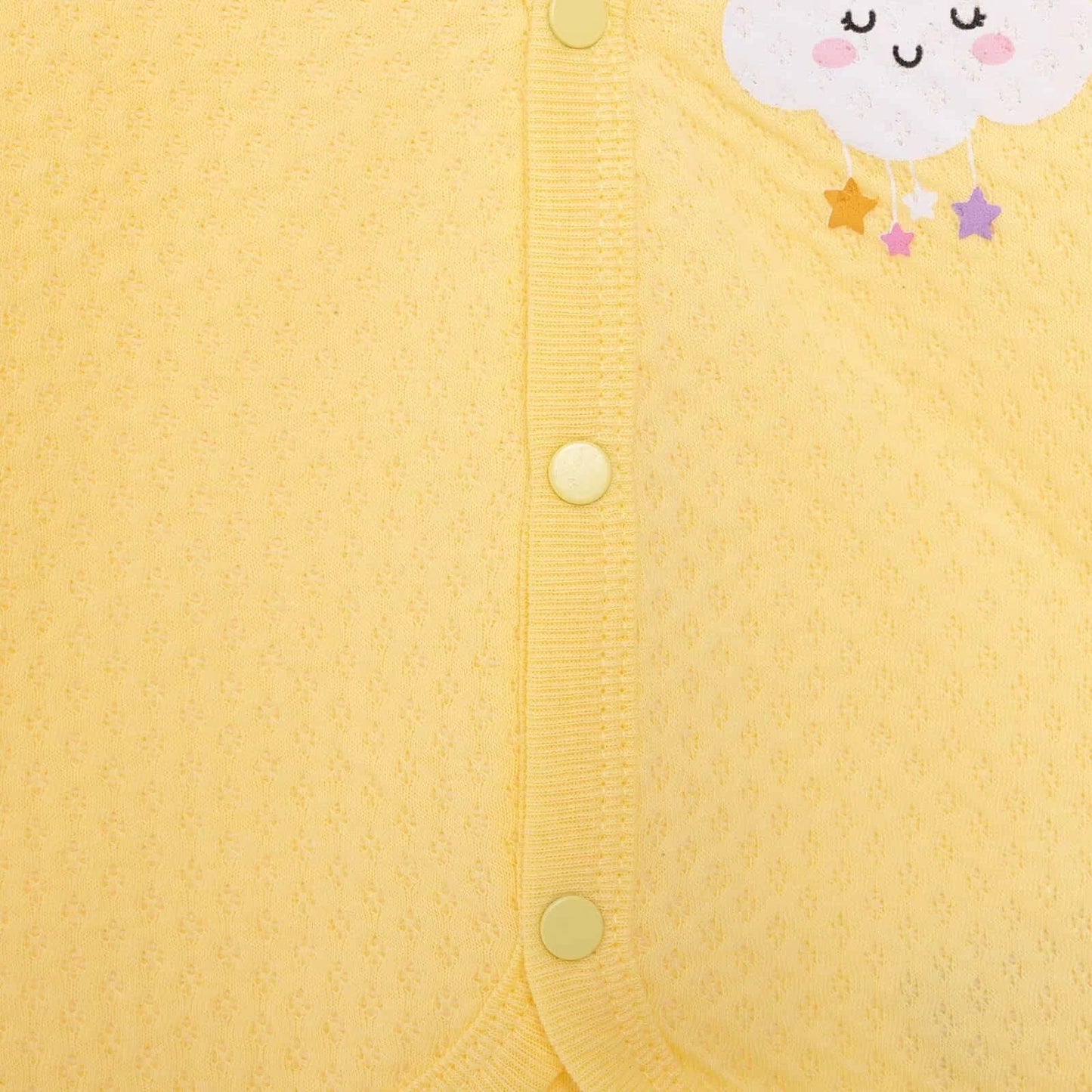 HelloBaby Quilted Vest - Light Yellow - mezetto ebebek ebebek