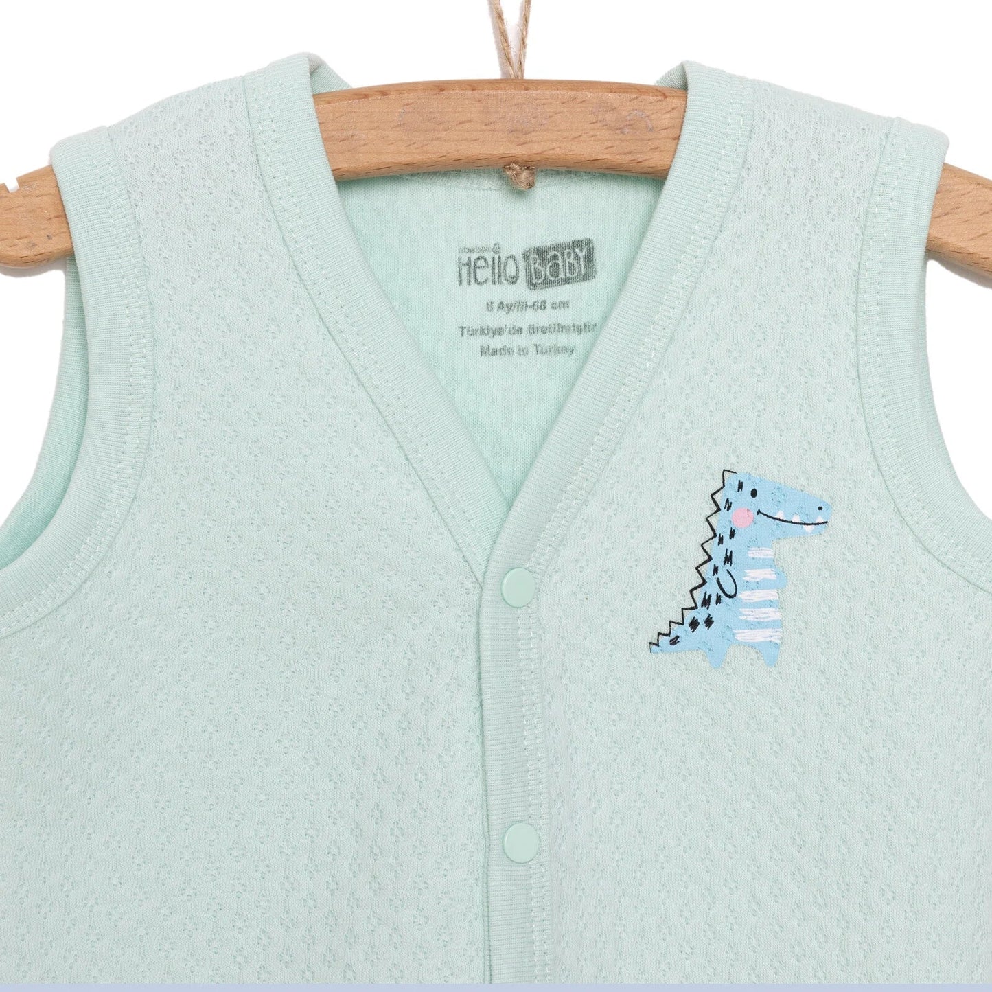 HelloBaby Quilted Vest - Multicolour - mezetto ebebek ebebek