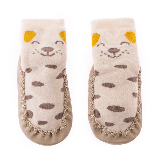 HelloBaby Rattle Socks - Ecru - mezetto ebebek ebebek