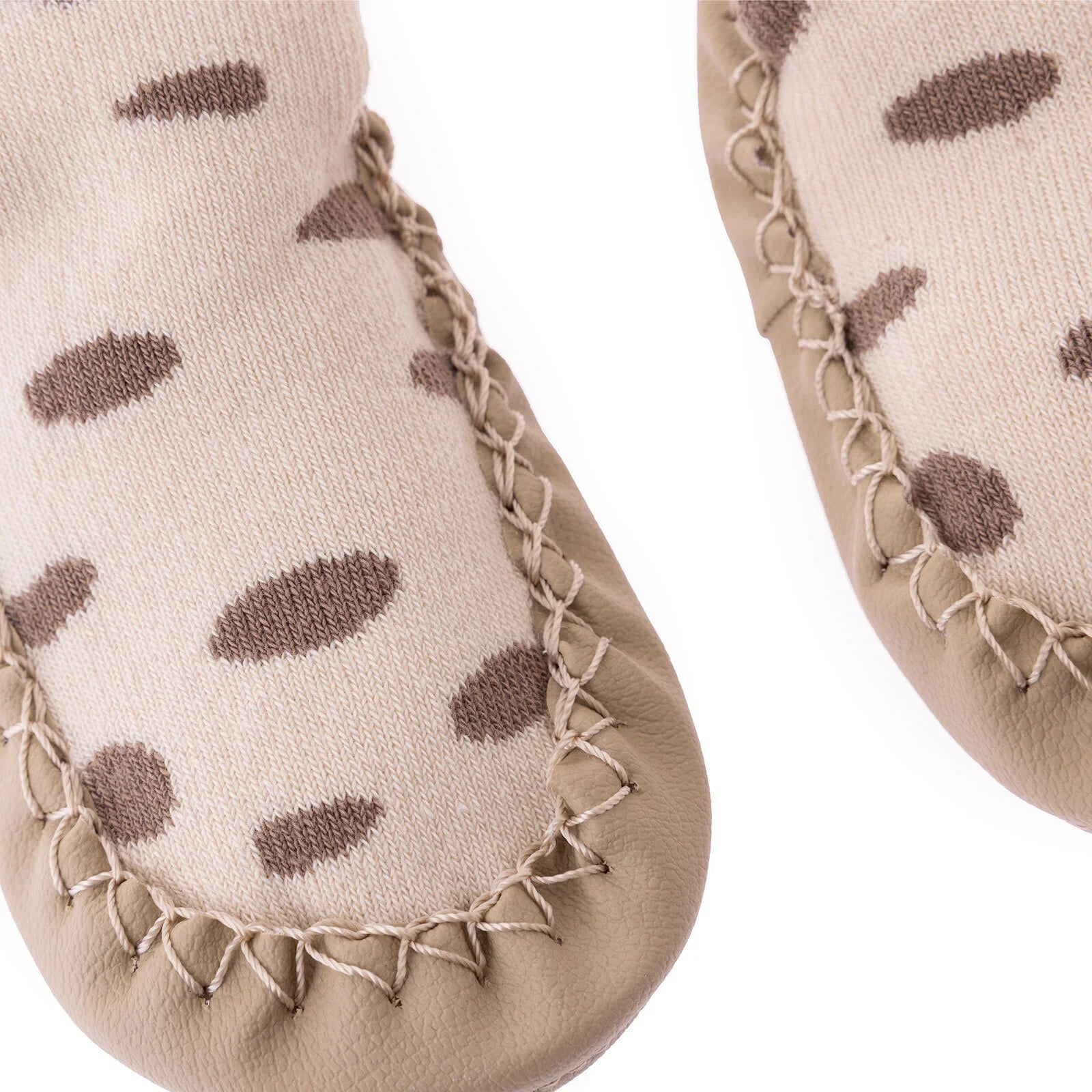 HelloBaby Rattle Socks - Ecru - mezetto ebebek ebebek