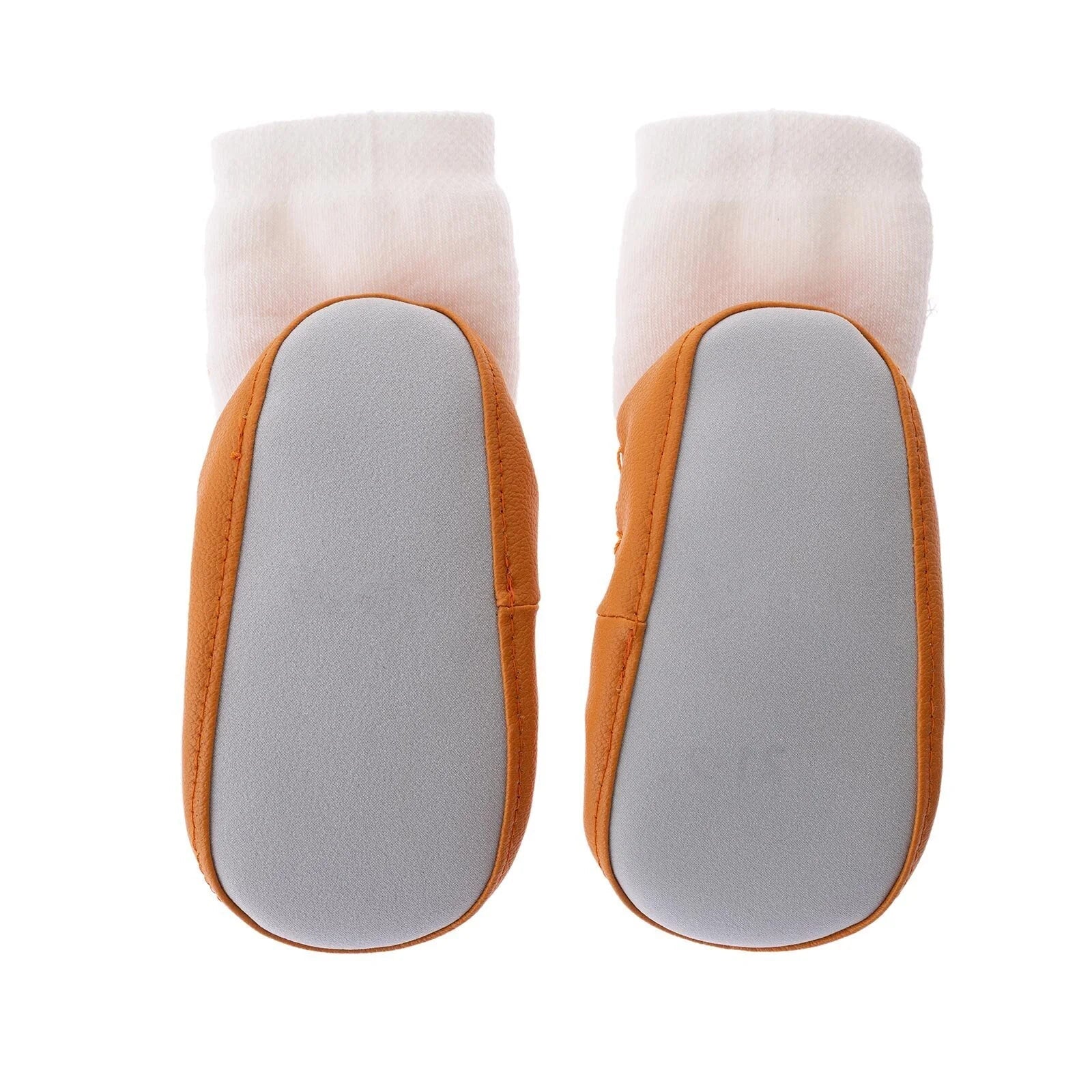 HelloBaby Rattle Socks - Orange - mezetto ebebek ebebek