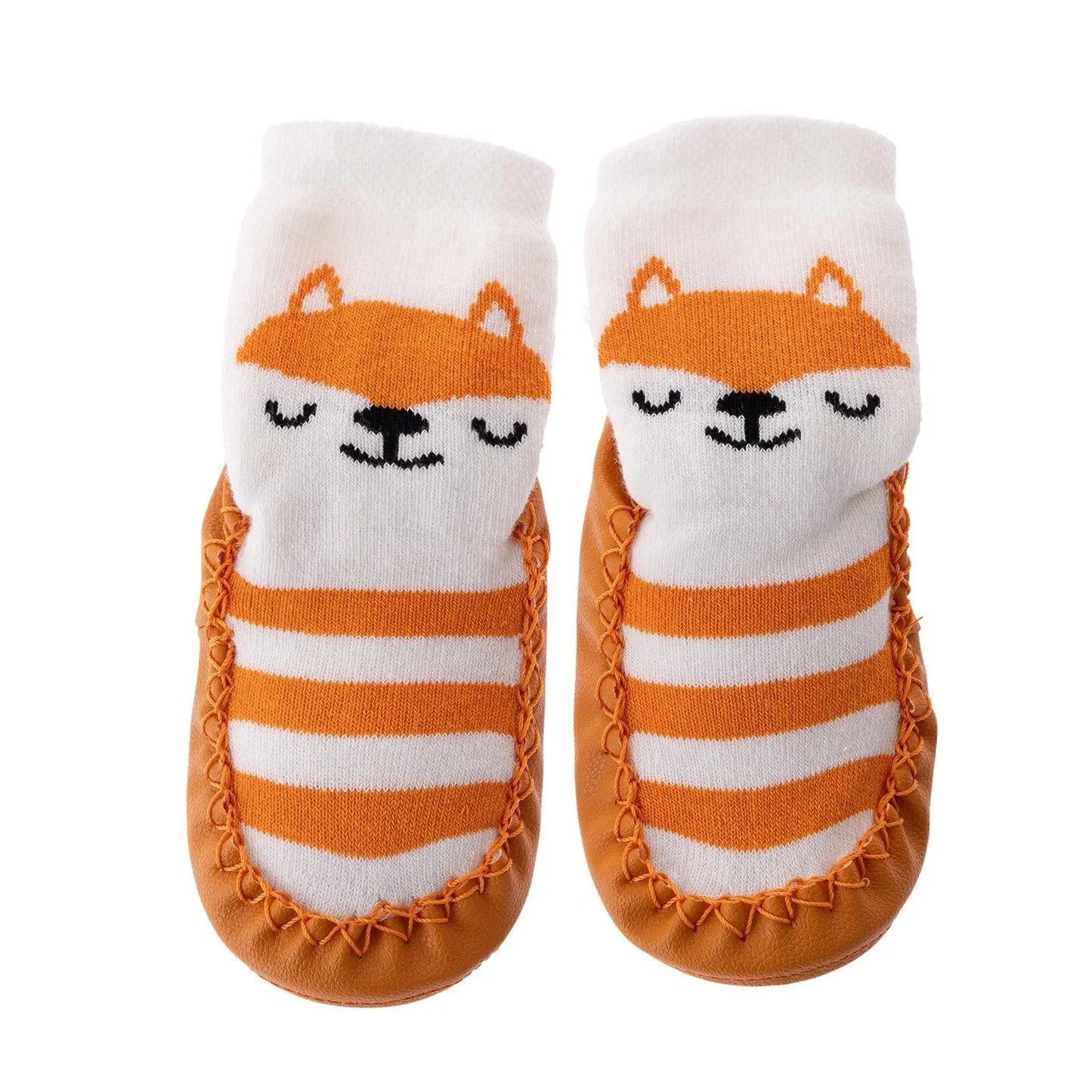 HelloBaby Rattle Socks - Orange - mezetto ebebek ebebek