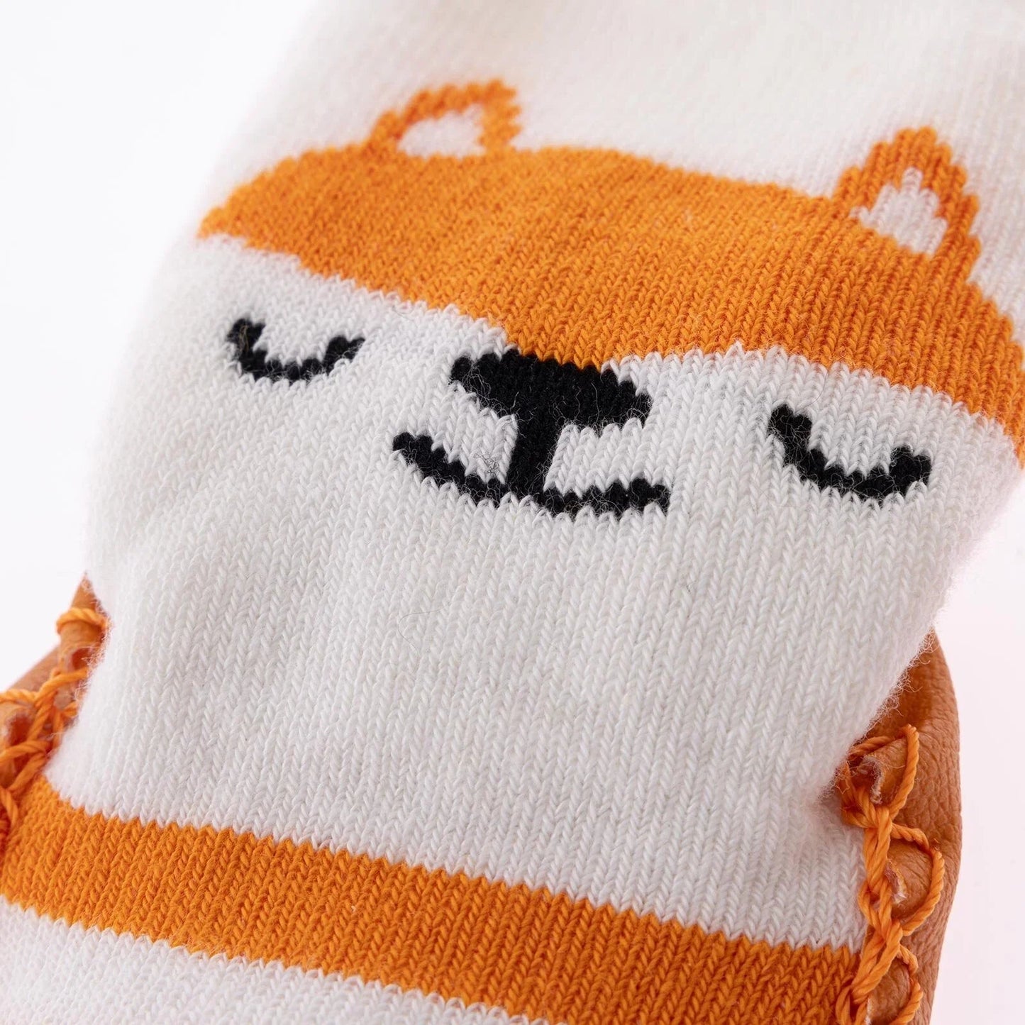 HelloBaby Rattle Socks - Orange - mezetto ebebek ebebek