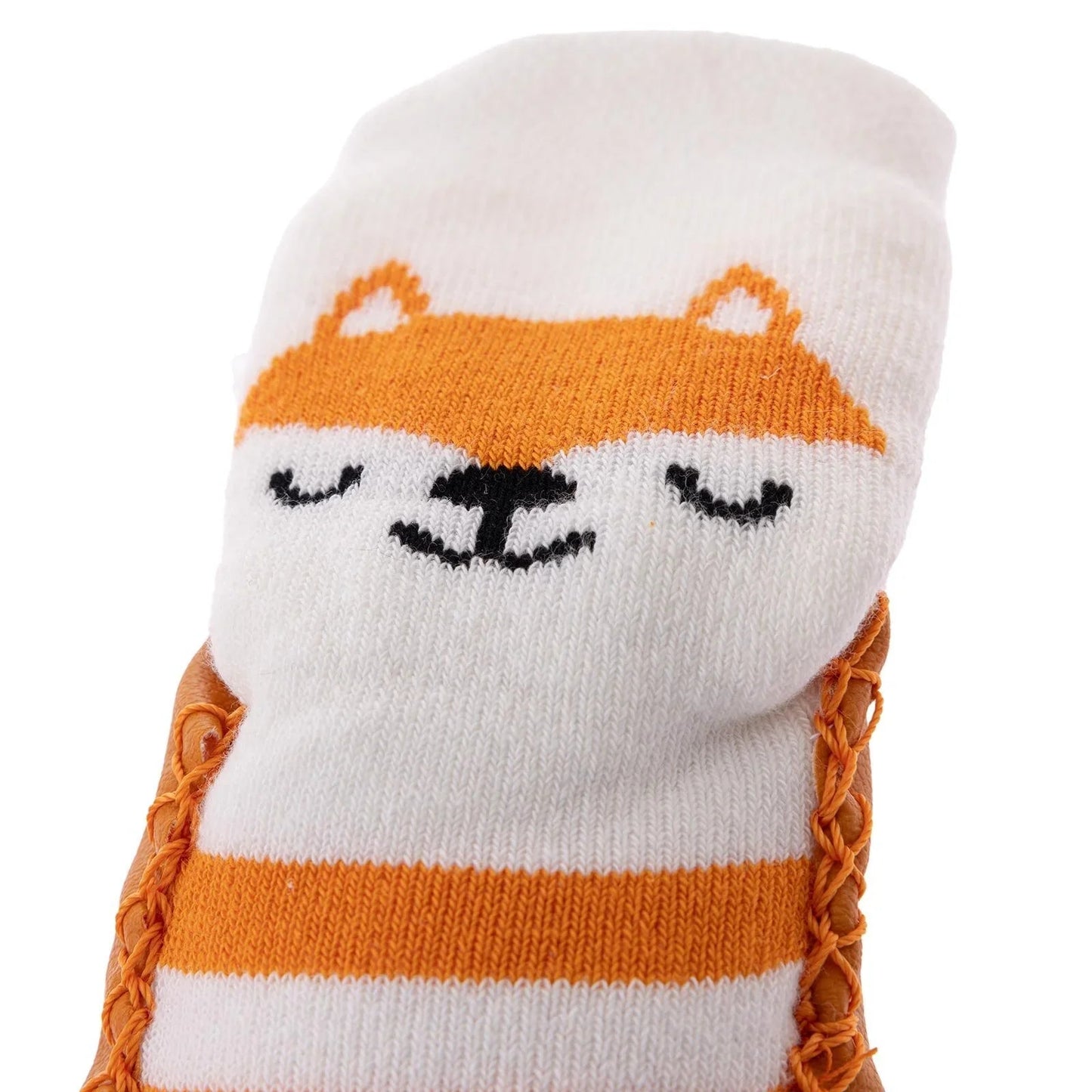 HelloBaby Rattle Socks - Orange - mezetto ebebek ebebek