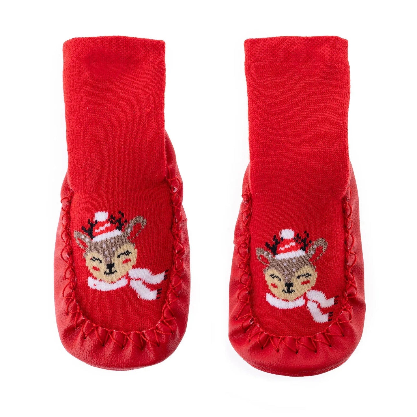 HelloBaby Rattle Socks - Red - mezetto ebebek ebebek
