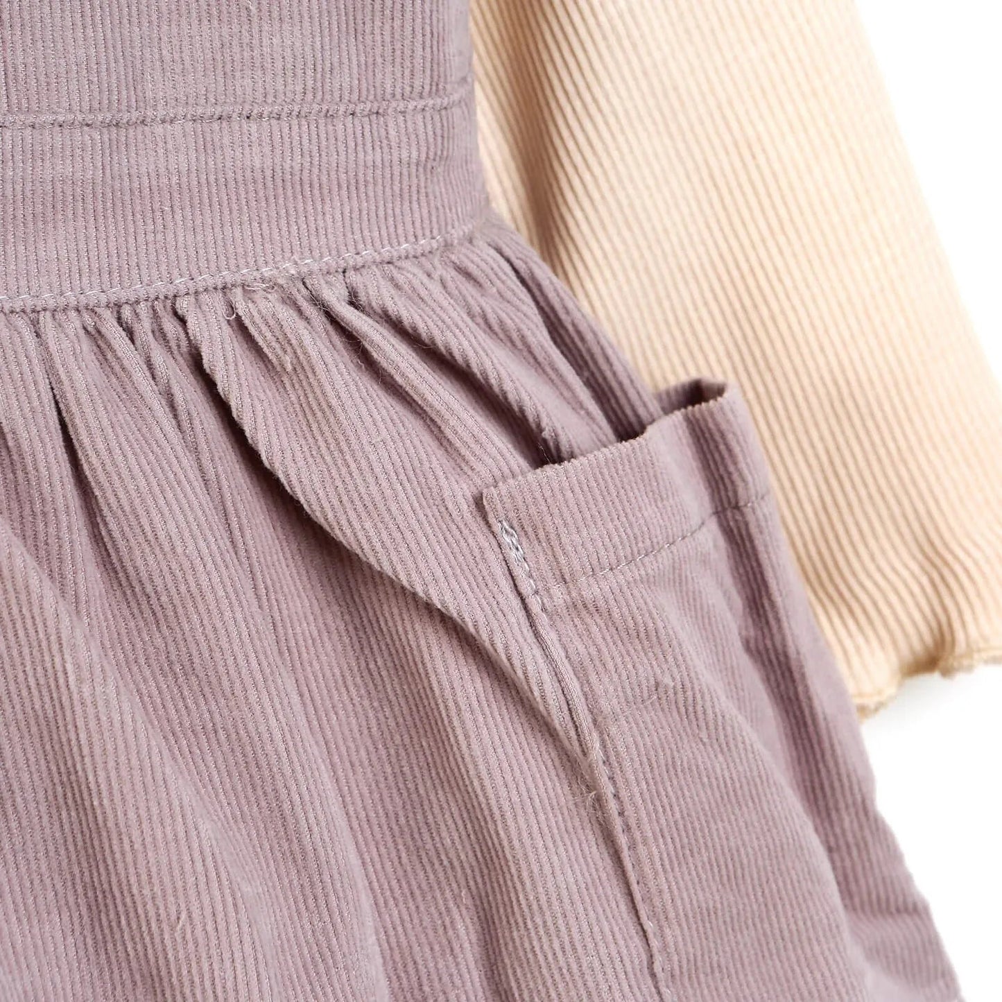 HelloBaby Salopette Skirt - Sweatshirt - Purple - mezetto ebebek ebebek