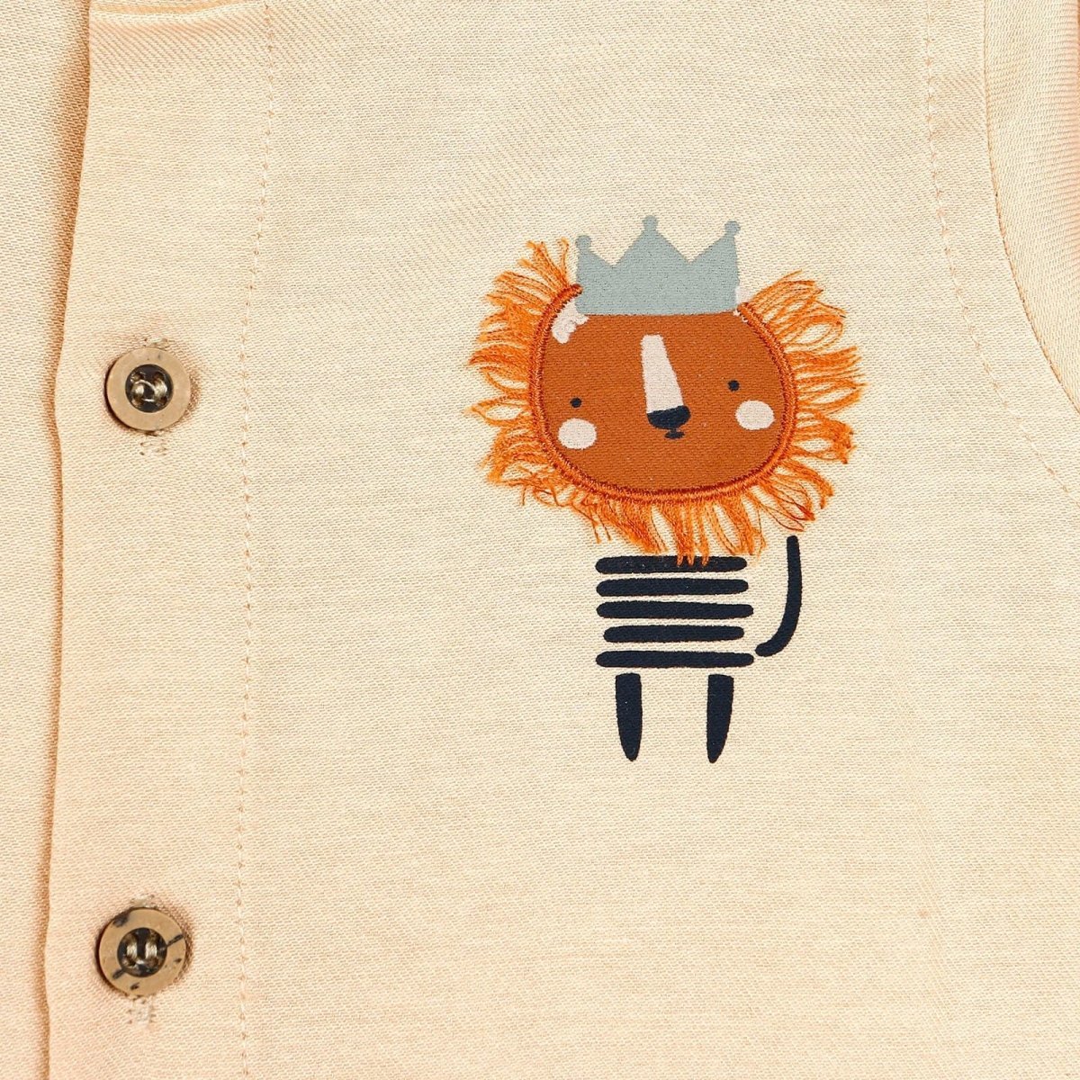 HelloBaby Shirt - Pants - Cardigan - Brown - mezetto ebebek ebebek