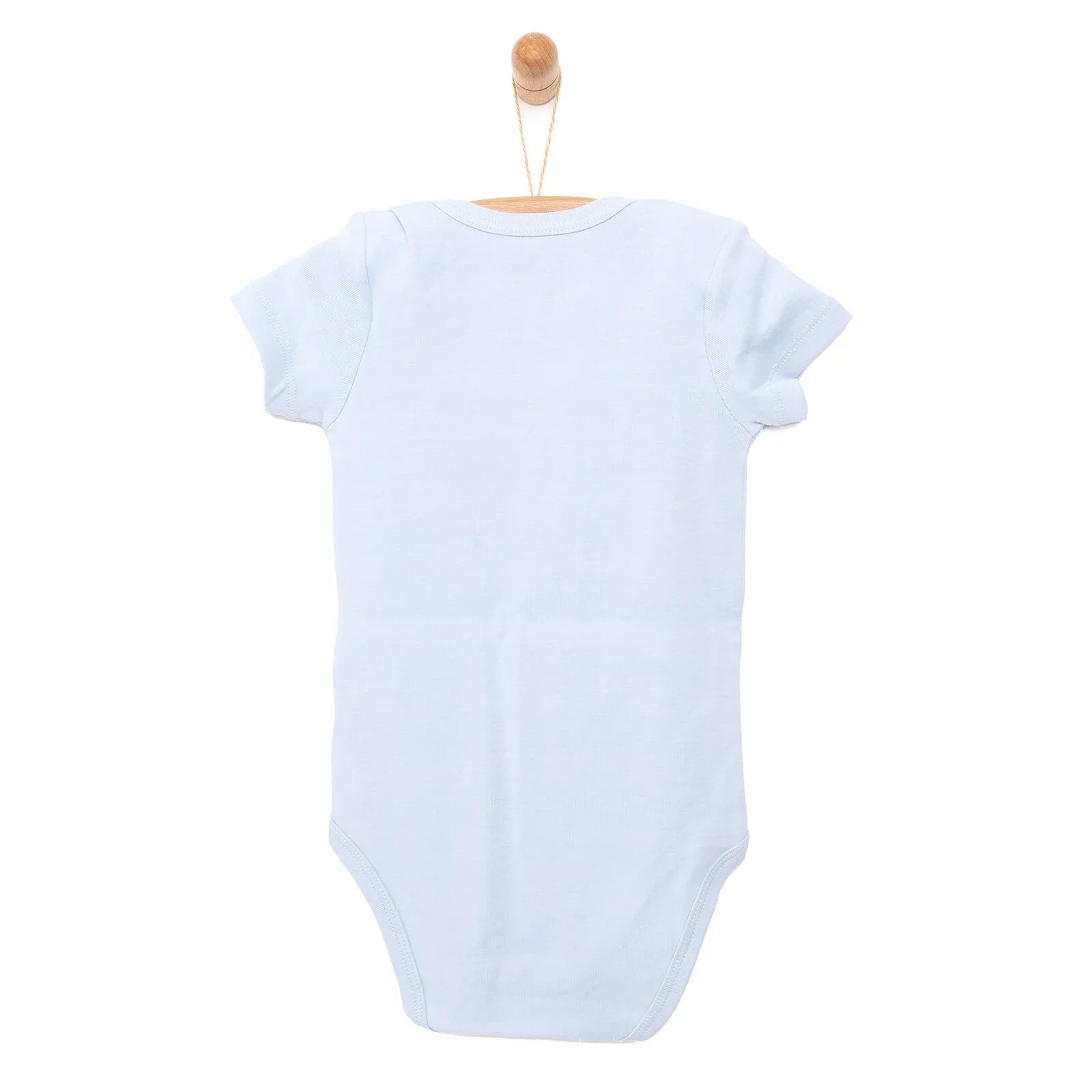 HelloBaby Short Sleeve Bodysuit - Blue - mezetto ebebek ebebek