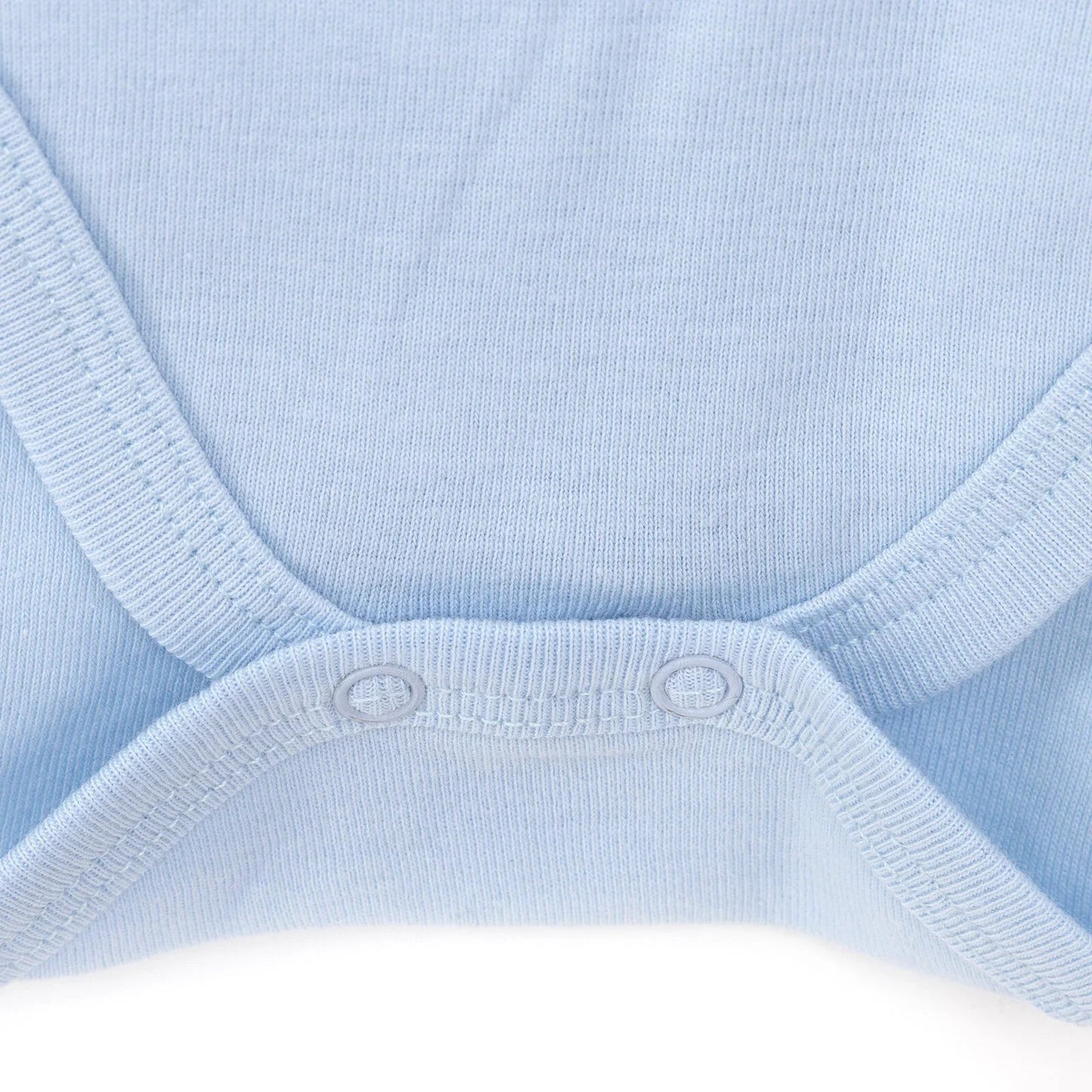 HelloBaby Short Sleeve Bodysuit - Blue - mezetto ebebek ebebek