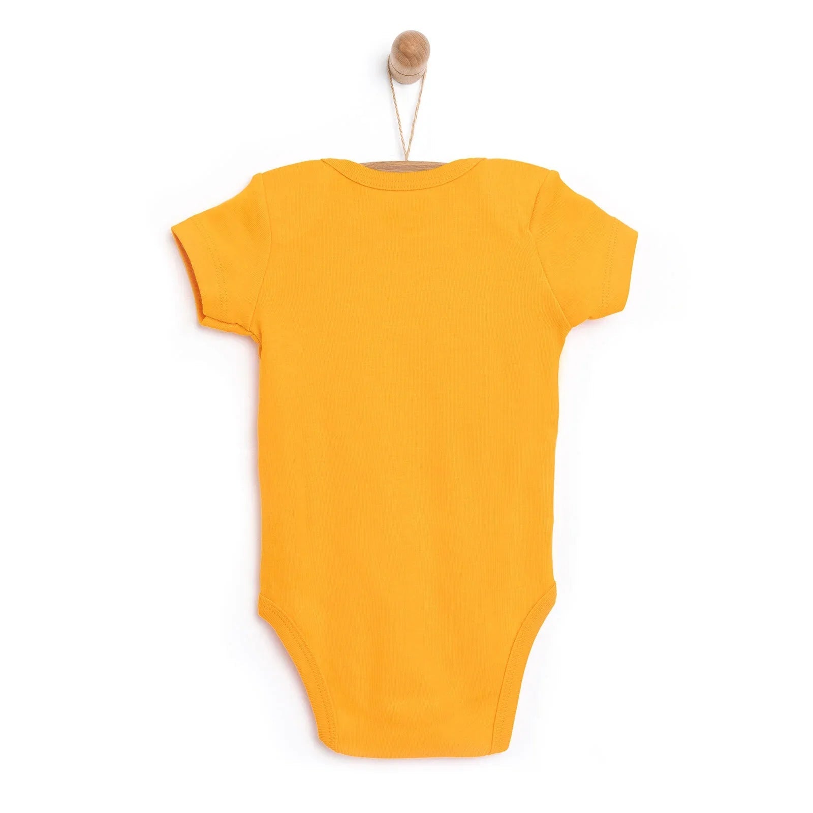 HelloBaby Short Sleeve Bodysuit - Orange - mezetto ebebek ebebek