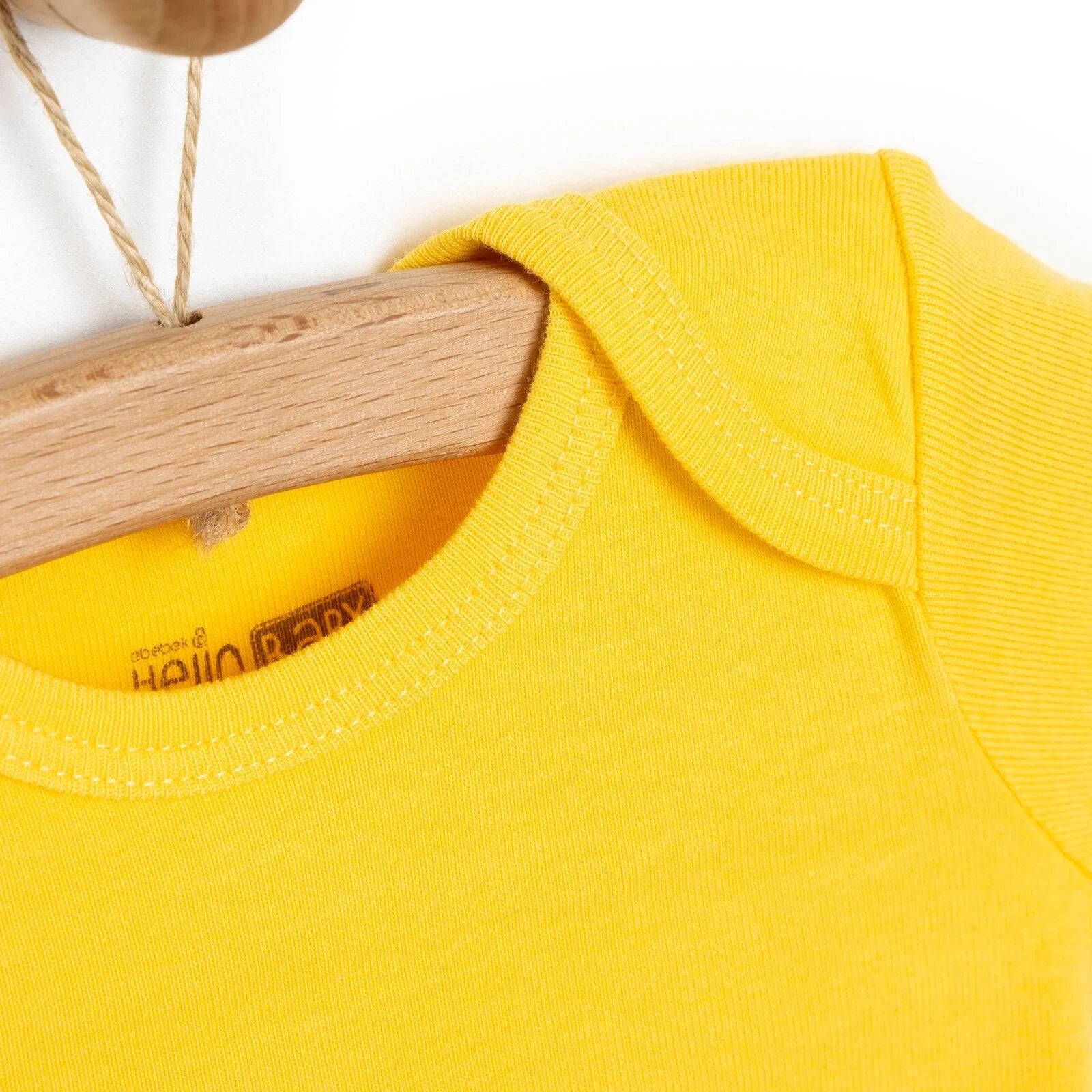 HelloBaby Short Sleeve Bodysuit - Yellow - mezetto ebebek ebebek