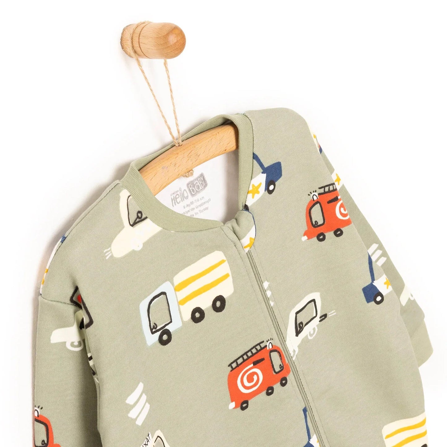 Hellobaby Sleeping Bag 1 Tog - Khaki - mezetto ebebek ebebek