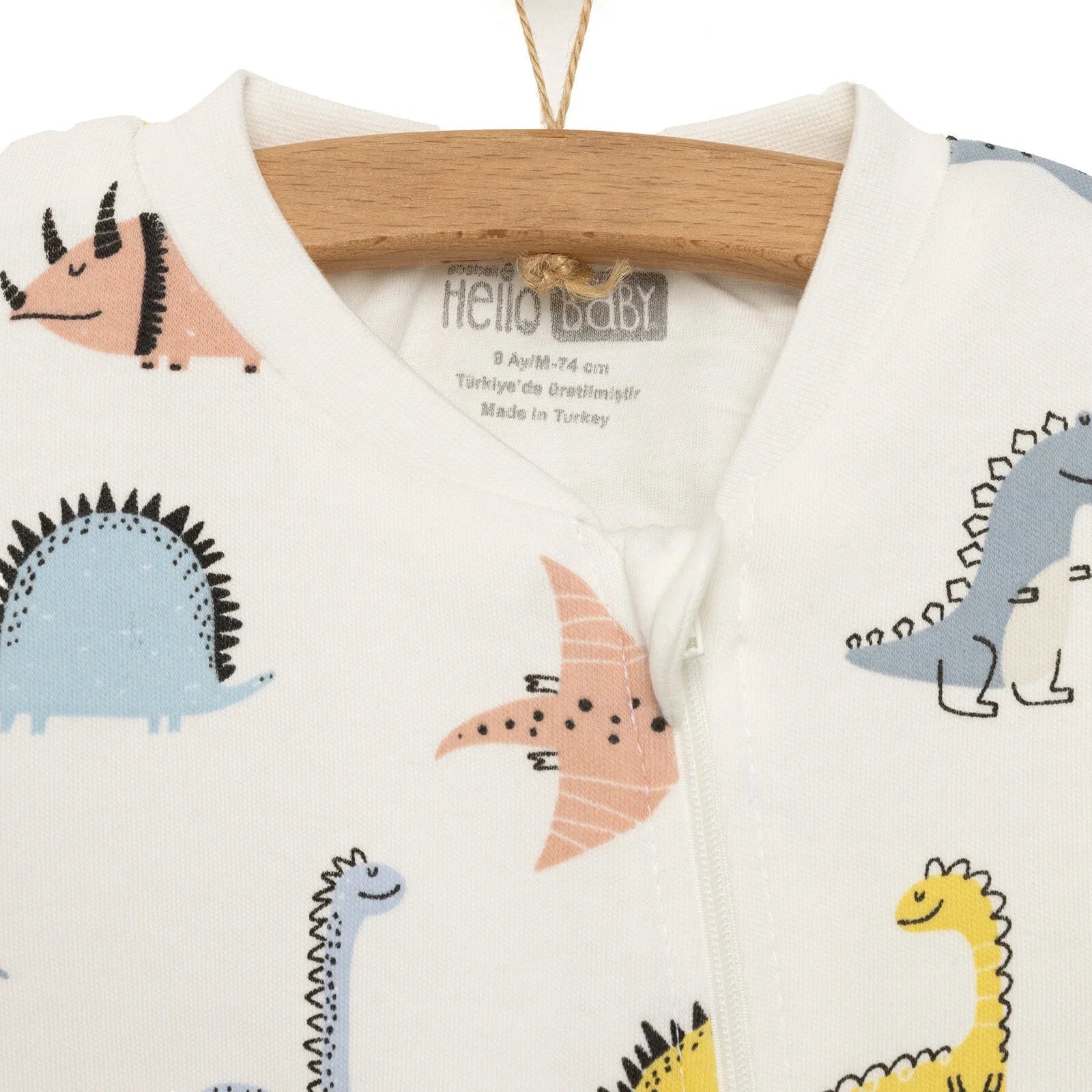 HelloBaby Sleepsuit - Ecru - mezetto ebebek ebebek