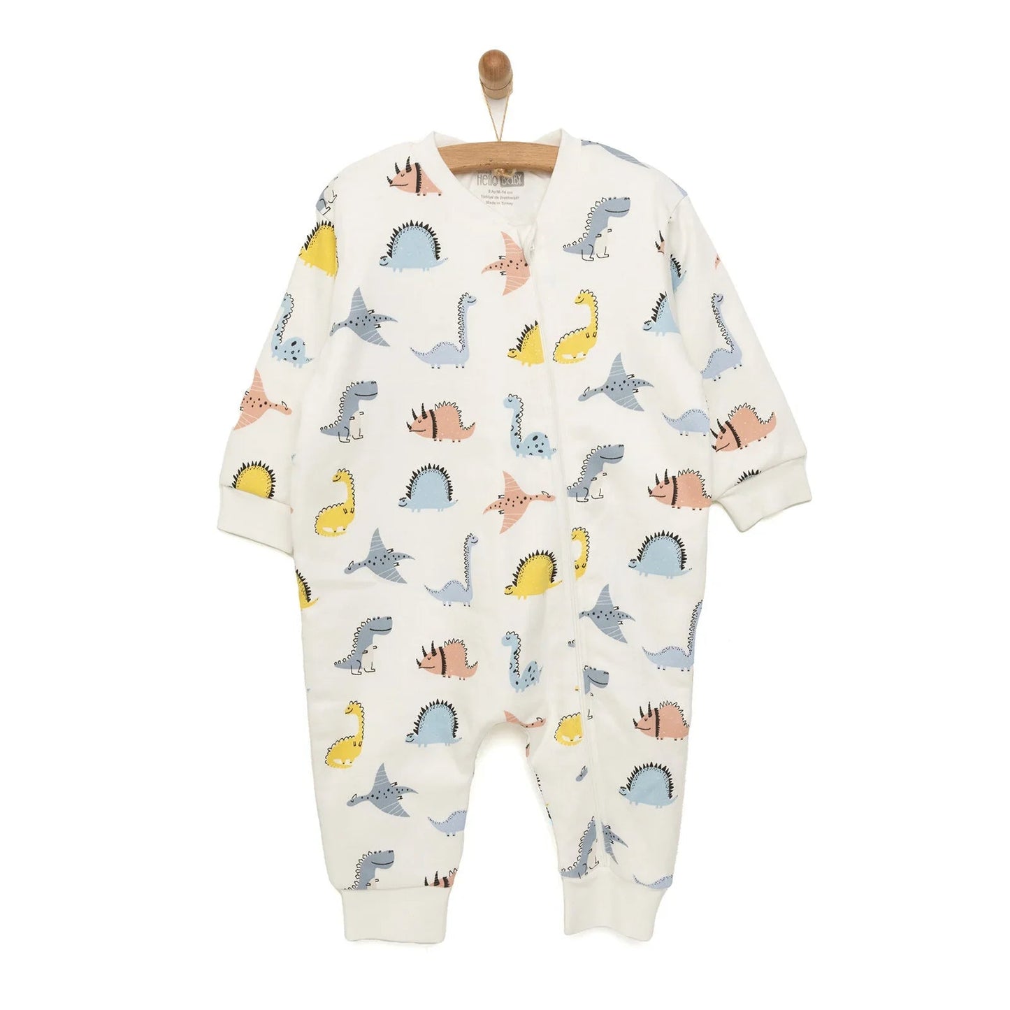 HelloBaby Sleepsuit - Ecru - mezetto ebebek ebebek
