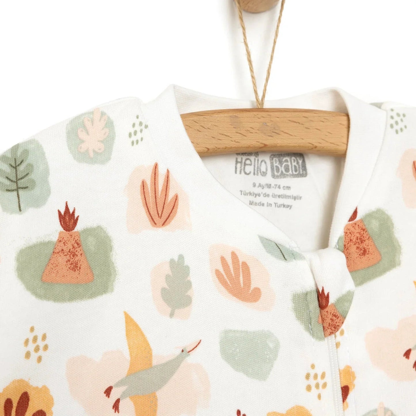 HelloBaby Sleepsuit - Ecru - mezetto ebebek ebebek