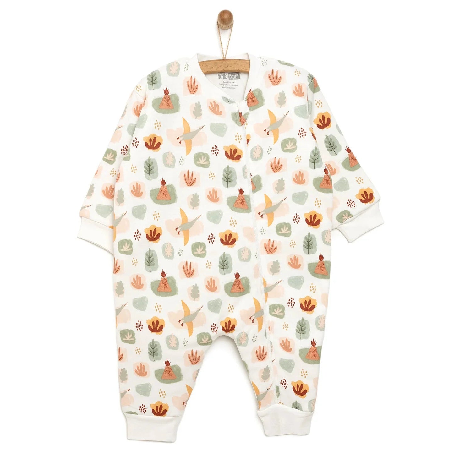 HelloBaby Sleepsuit - Ecru - mezetto ebebek ebebek