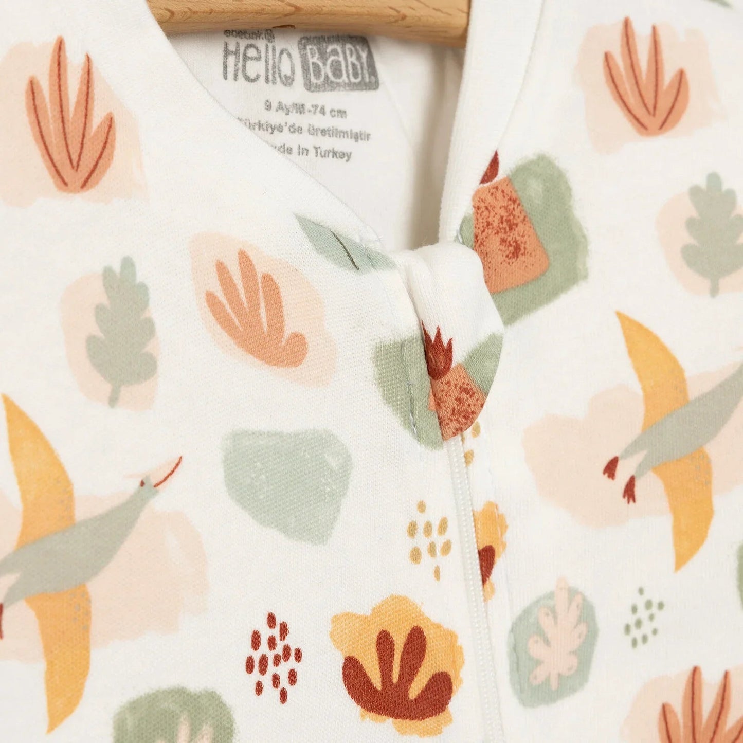 HelloBaby Sleepsuit - Ecru - mezetto ebebek ebebek