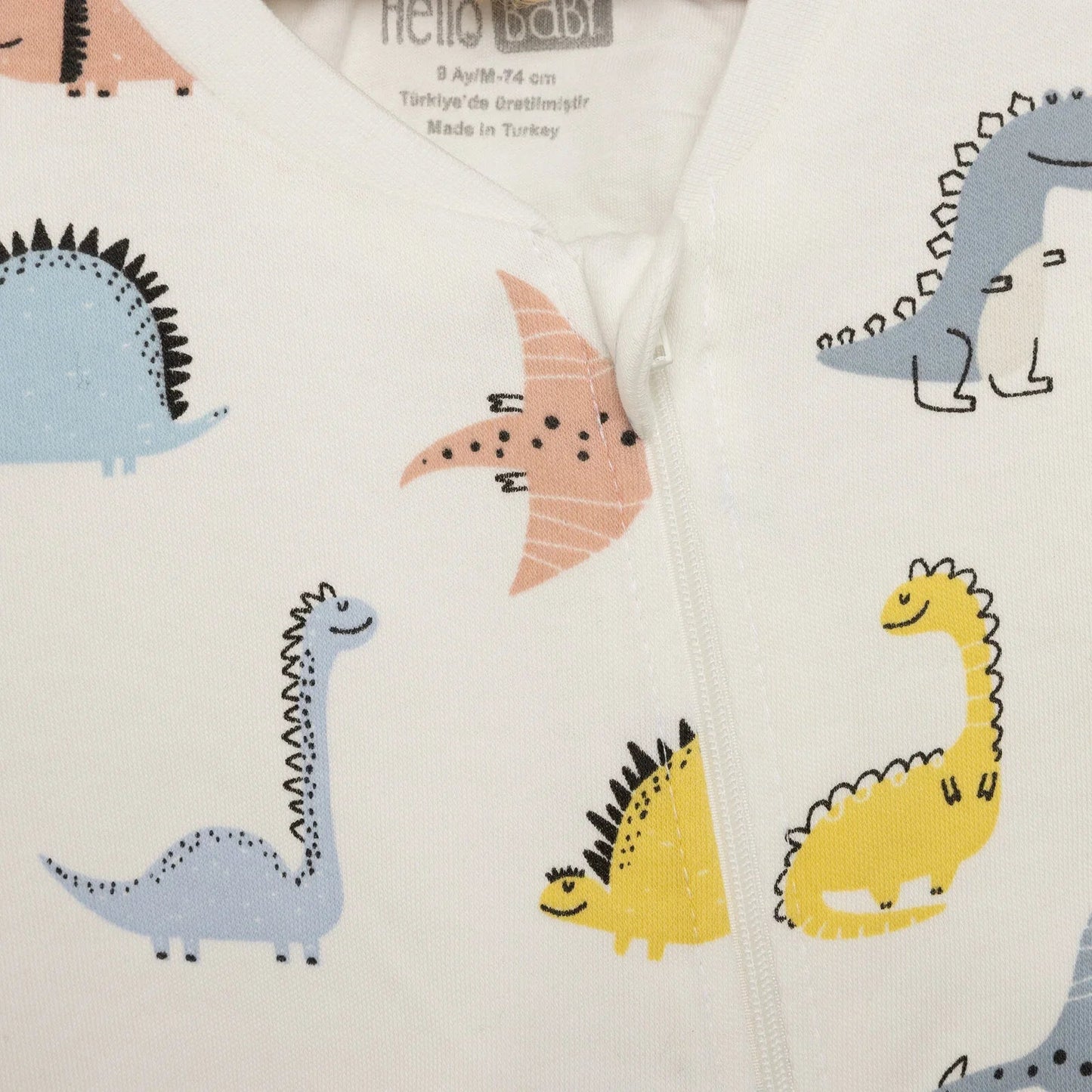 HelloBaby Sleepsuit - Ecru - mezetto ebebek ebebek