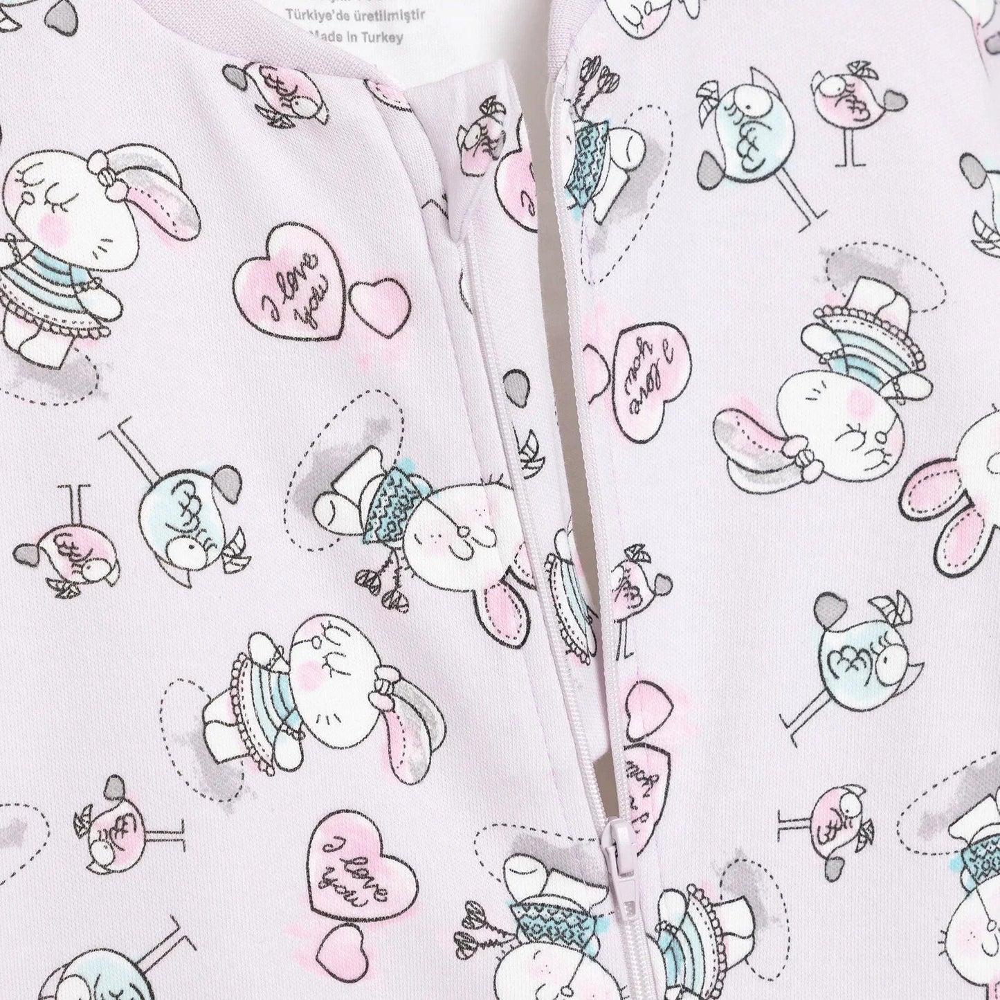 HelloBaby Sleepsuit - Purple - mezetto ebebek ebebek
