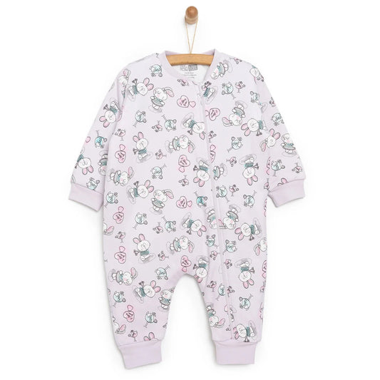 HelloBaby Sleepsuit - Purple - mezetto ebebek ebebek