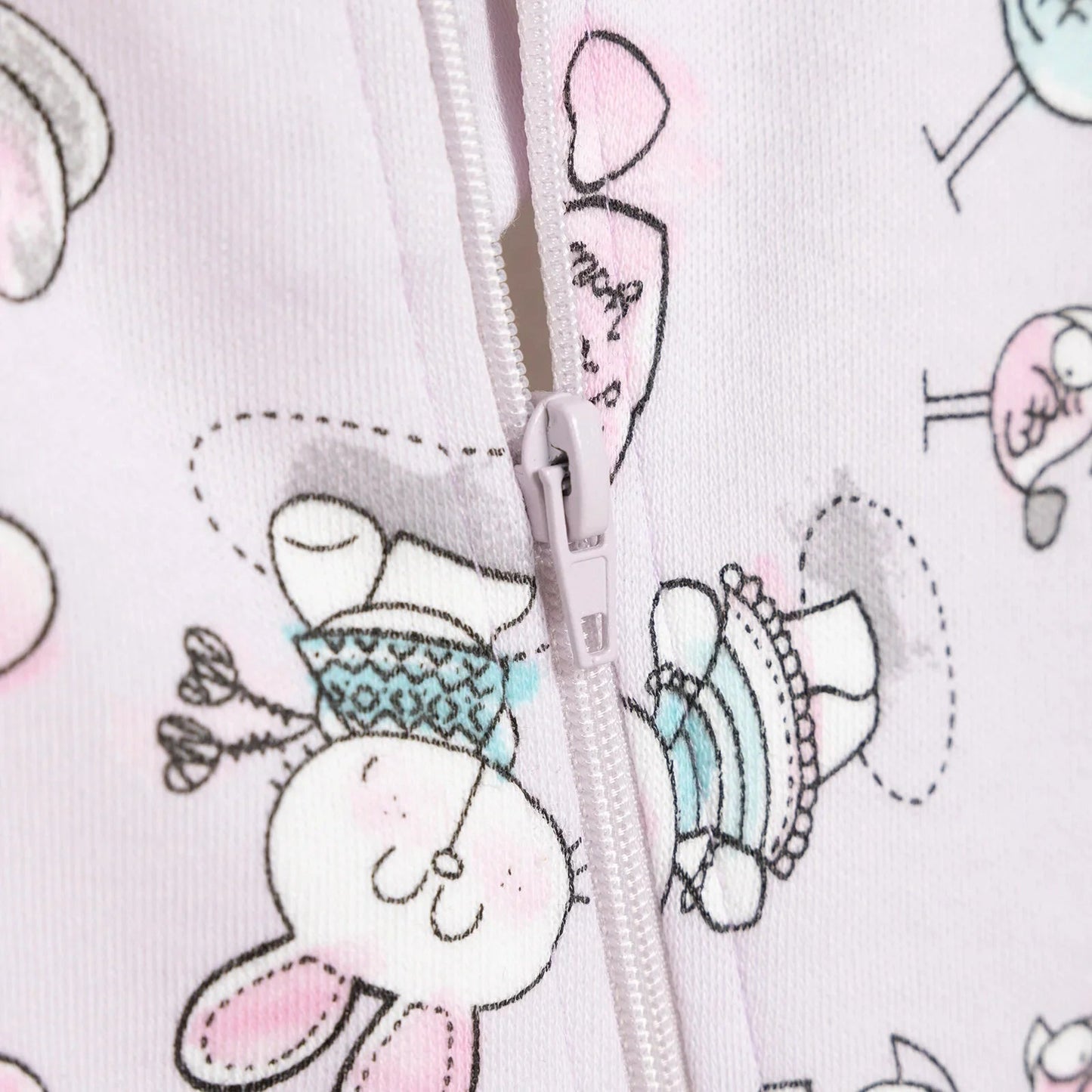 HelloBaby Sleepsuit - Purple - mezetto ebebek ebebek