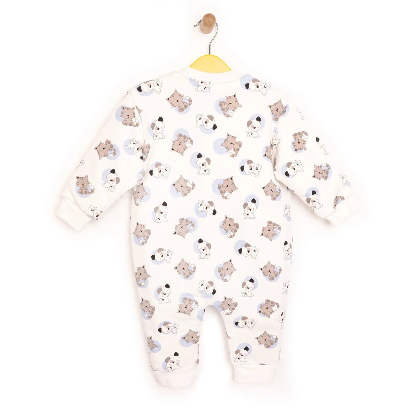 HelloBaby Sleepsuit - White - mezetto ebebek ebebek