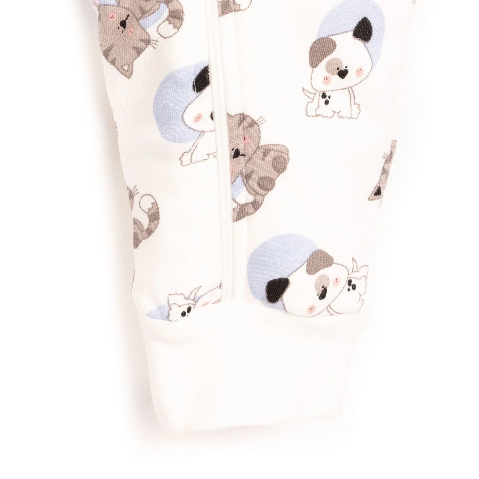 HelloBaby Sleepsuit - White - mezetto ebebek ebebek