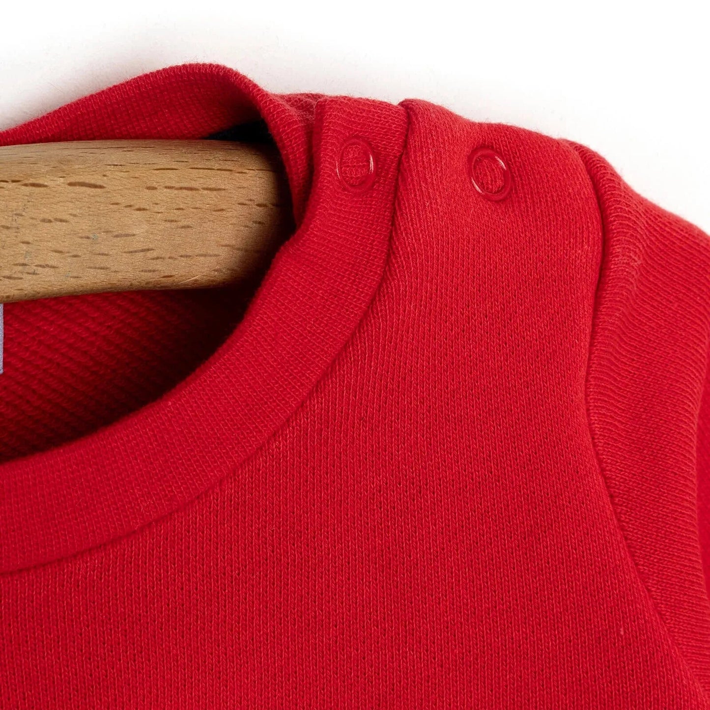 HelloBaby Snowman Sweatshirt - Footed Bottom - Red - mezetto ebebek ebebek