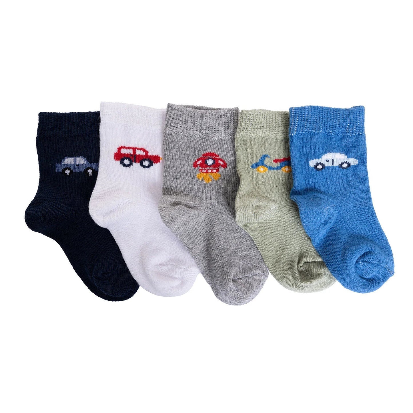 HelloBaby Socks 5 pcs - Blue - mezetto ebebek ebebek