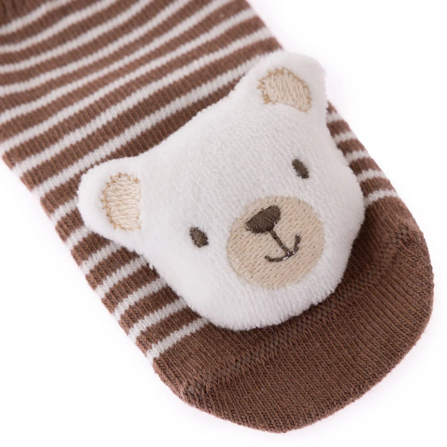 HelloBaby Socks - Brown - mezetto ebebek ebebek